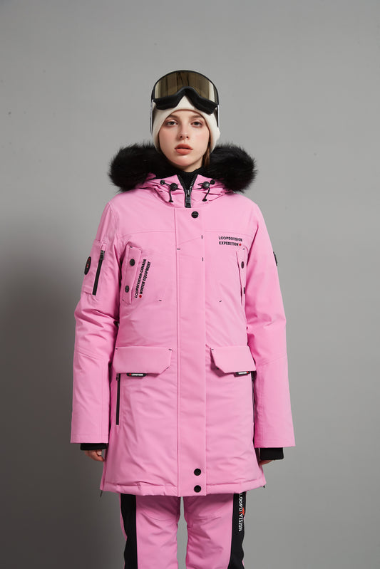 Angela Skidual Lady Ski Parka Insulated 3L Dermizax 20K - Fuchsia