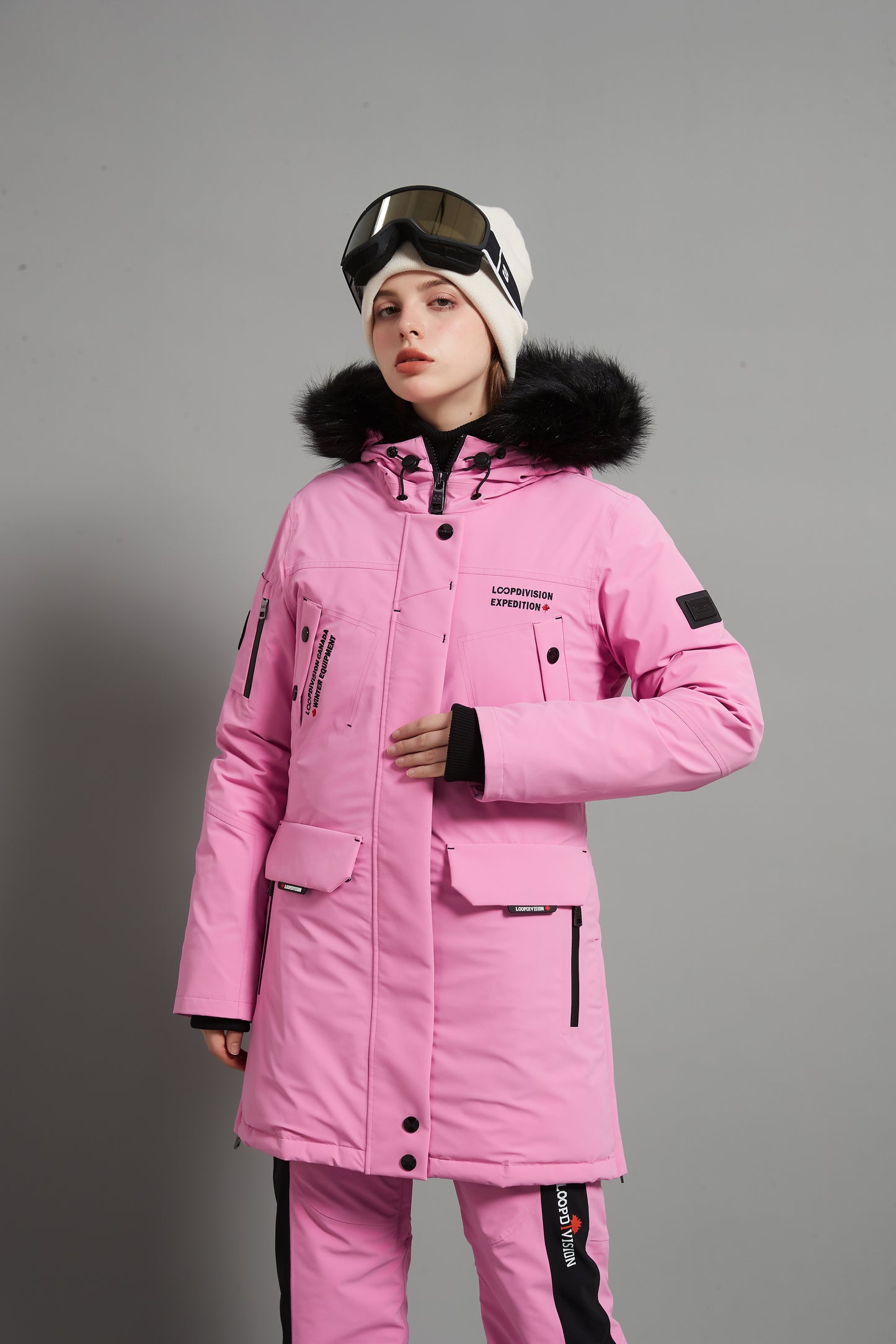 Angela Skidual Lady Ski Parka Insulated 3L Dermizax 20K - Fuchsia