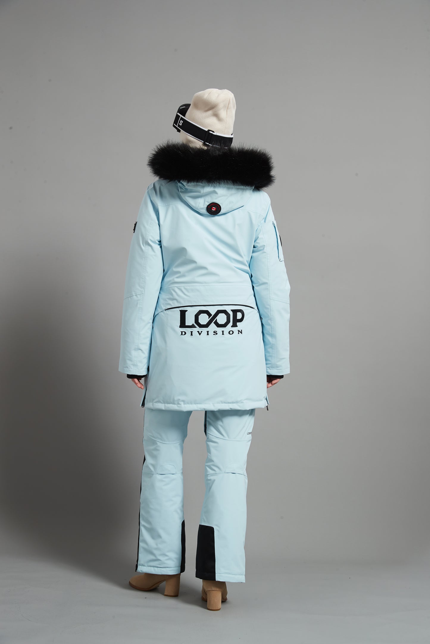 Angela&Bayview-F Skidual Lady Ski Set Insulated 3L Dermizax 20k Ice blue