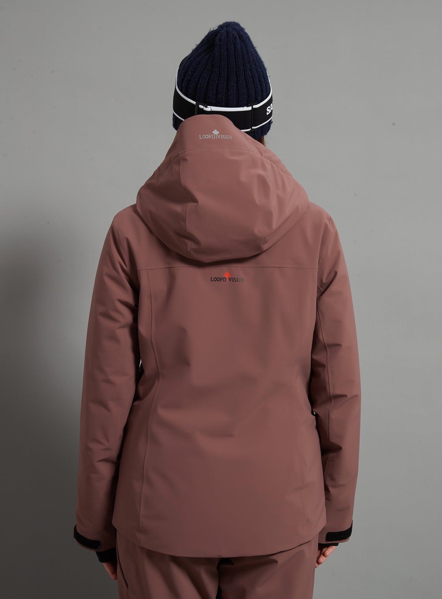 Flora Skidual Lady Ski Jacket Insulated 3L Dermizax 20K Bean Paste Purple