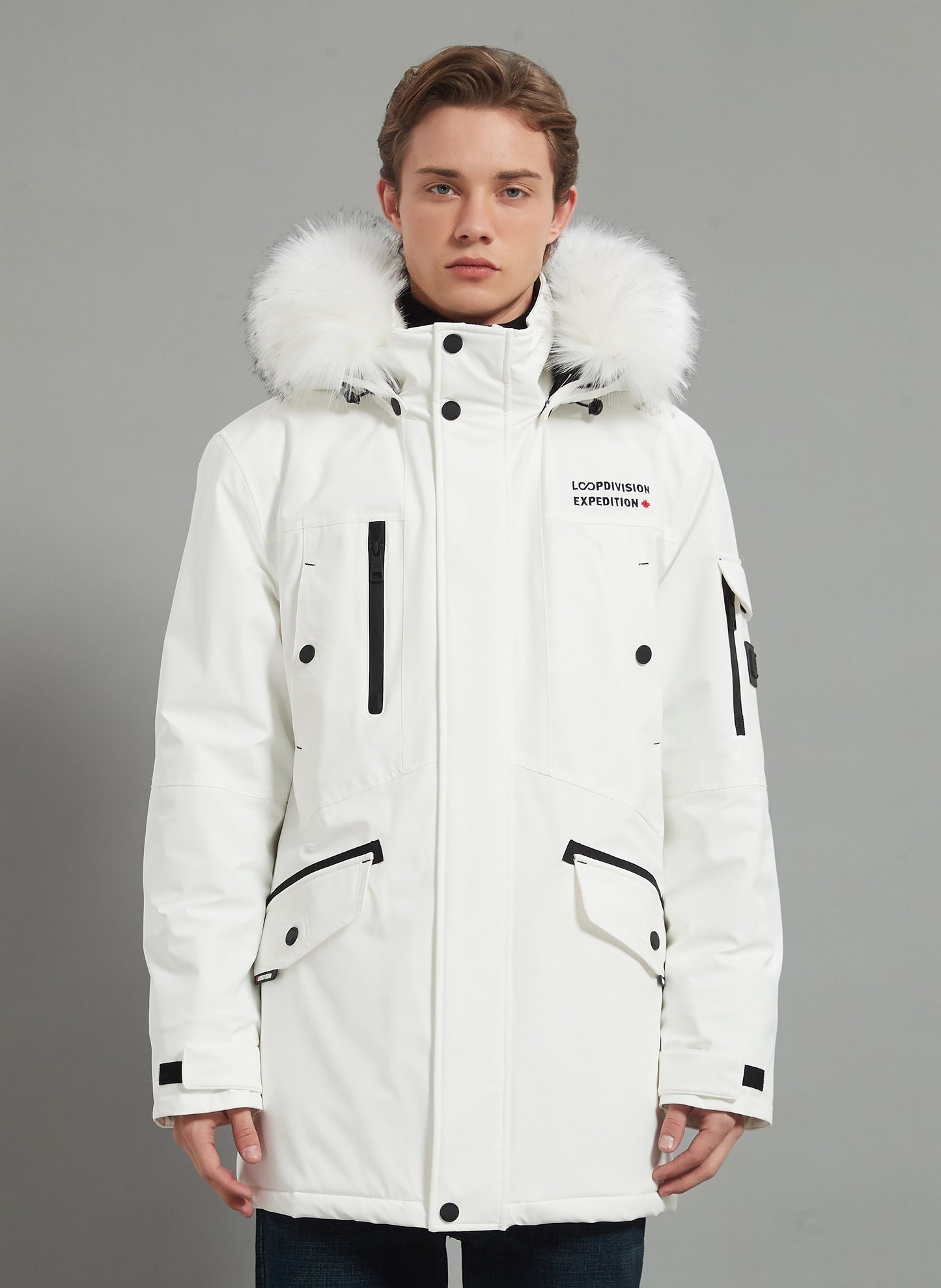 Roger Homme Veste Isolée Blanc