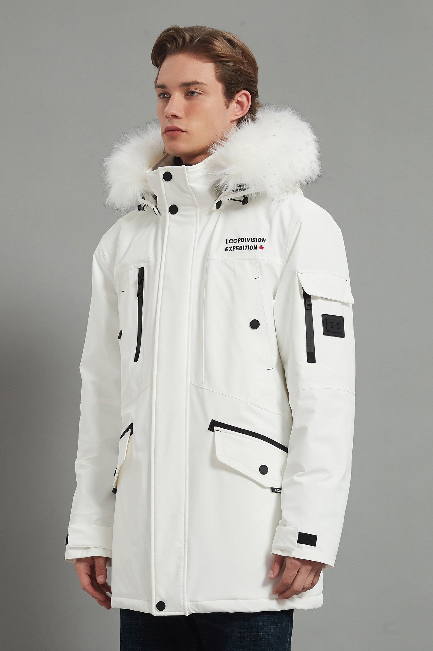 Roger Homme Veste Isolée Blanc