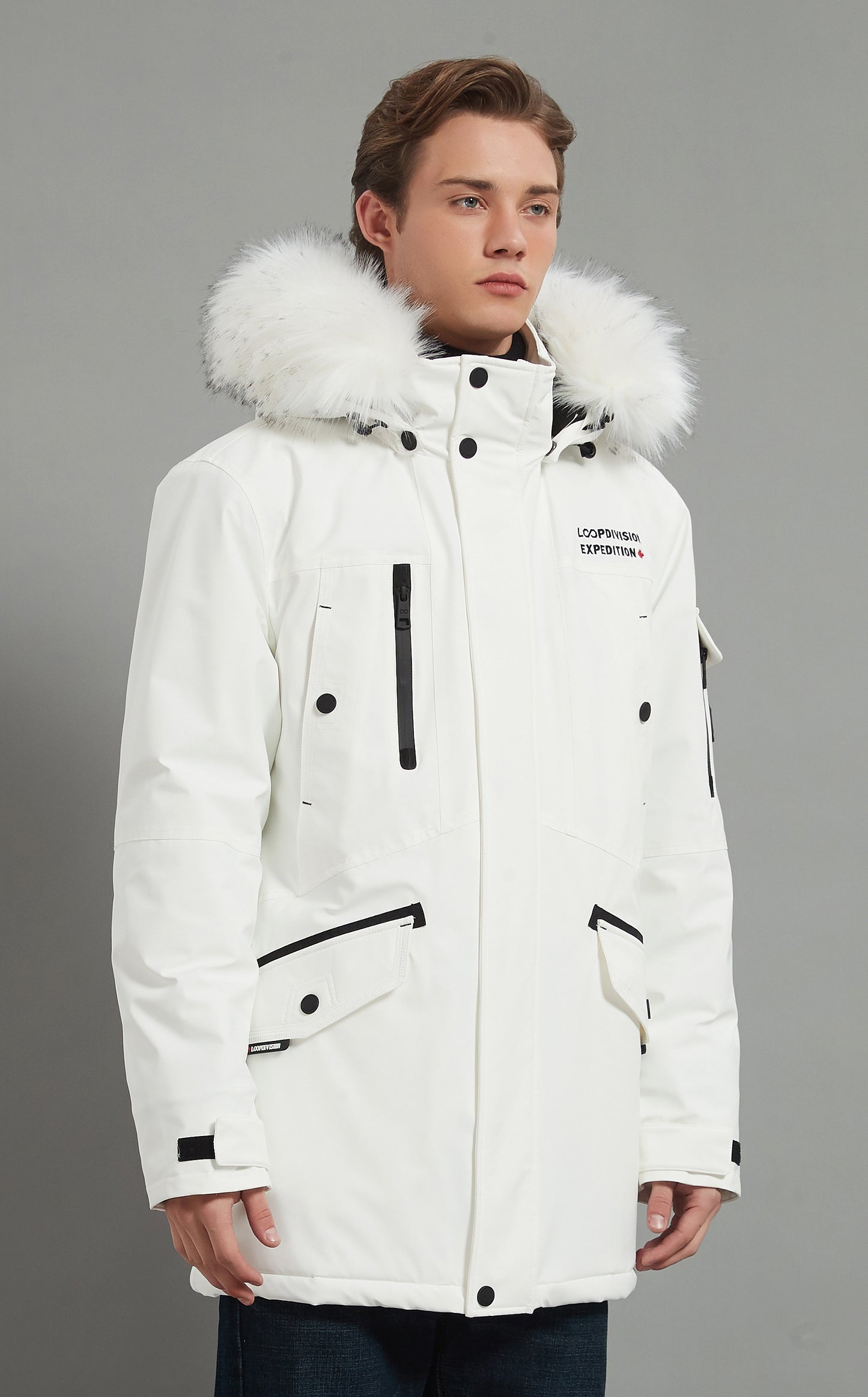 Roger Homme Veste Isolée Blanc