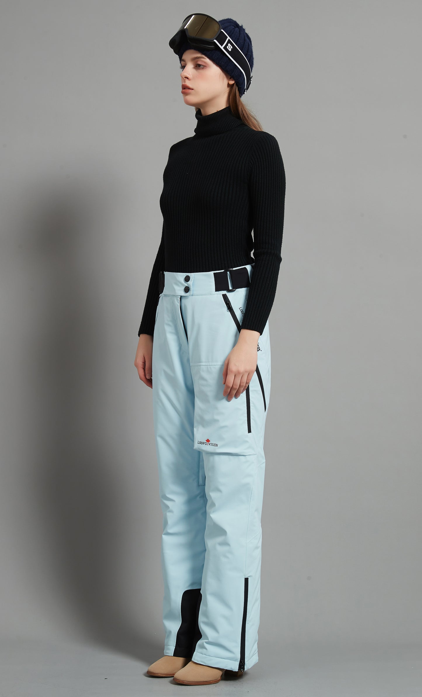 Whistler-F Lady Ski Pant Insulated 3L Dermizax 20K Ice Blue