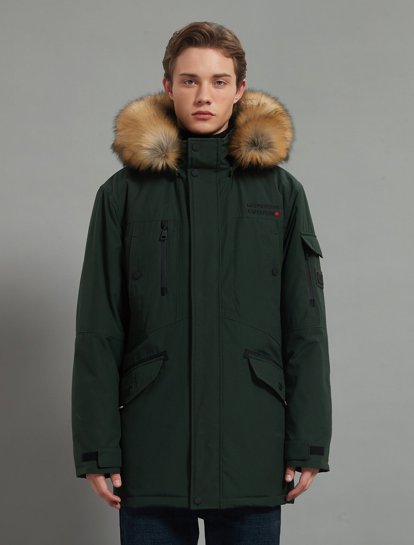 Roger Men Insulated Jacket Army Green