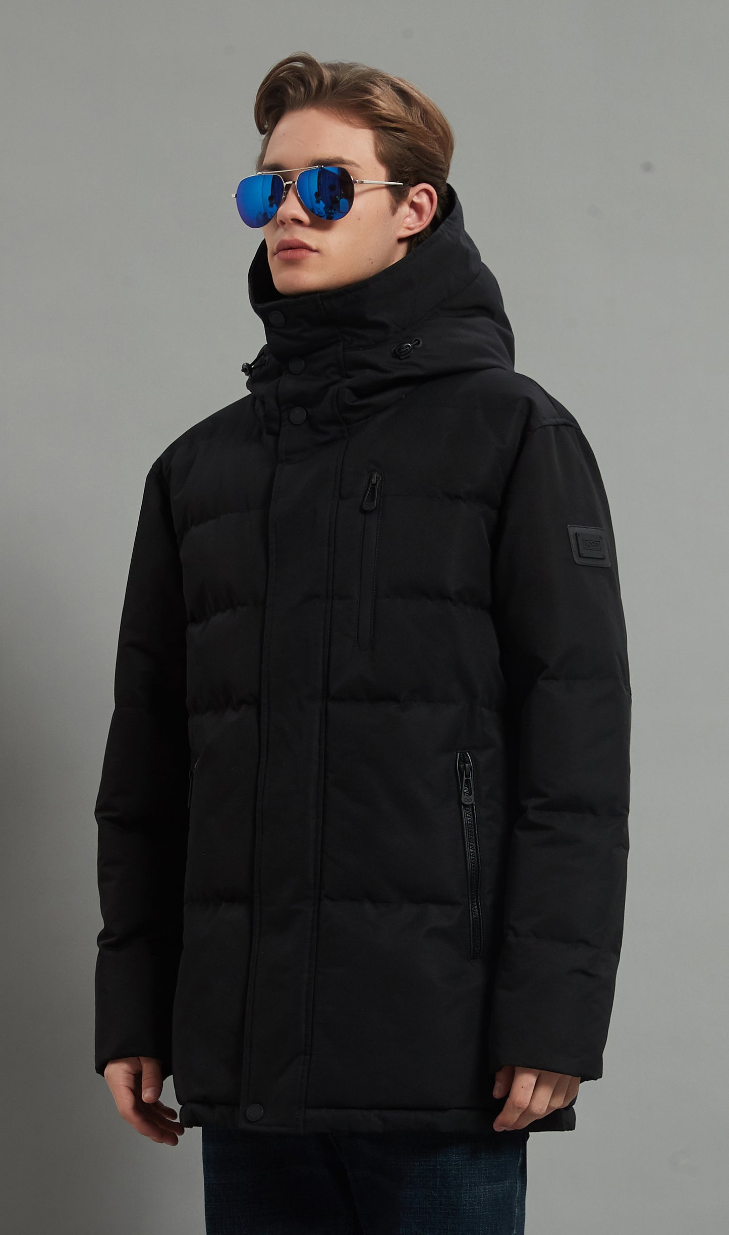 Robert Homme Veste Isolée Noir