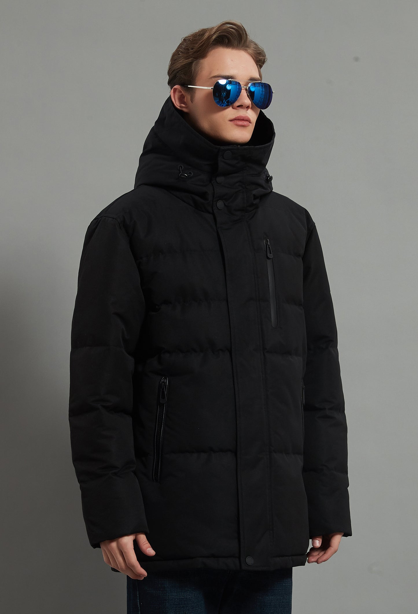 Robert Homme Veste Isolée Noir