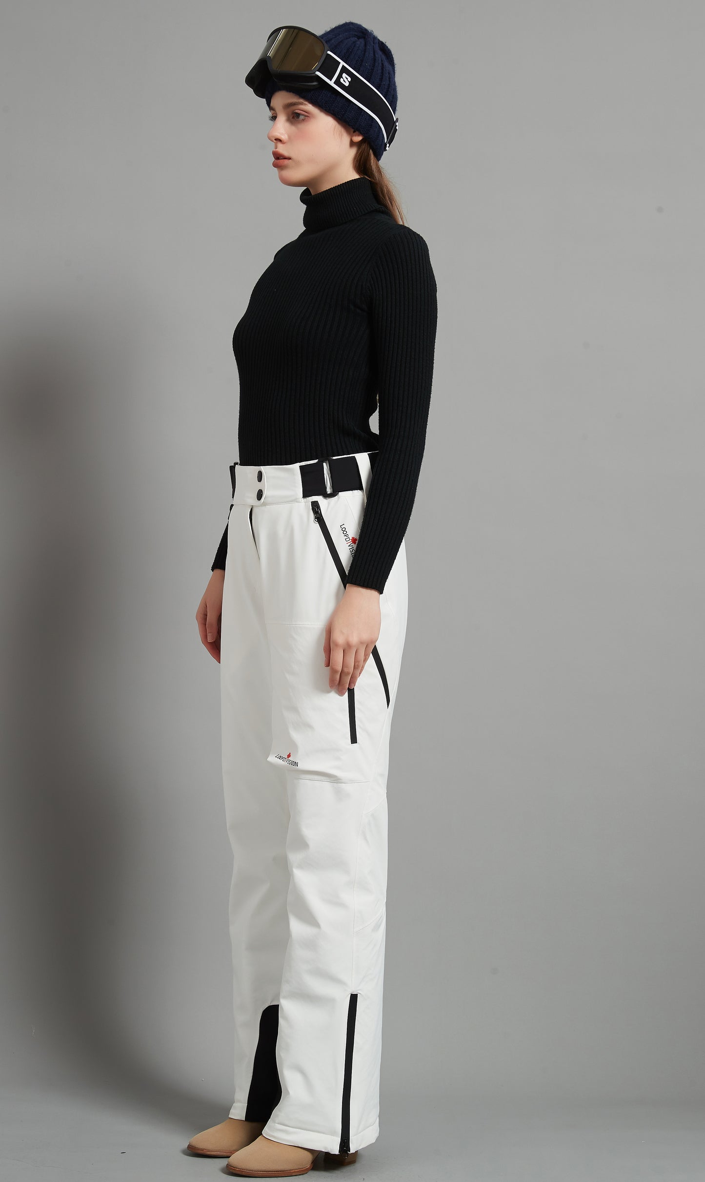 Whistler-F Lady Ski Pant Insulated 3L Dermizax 20K White