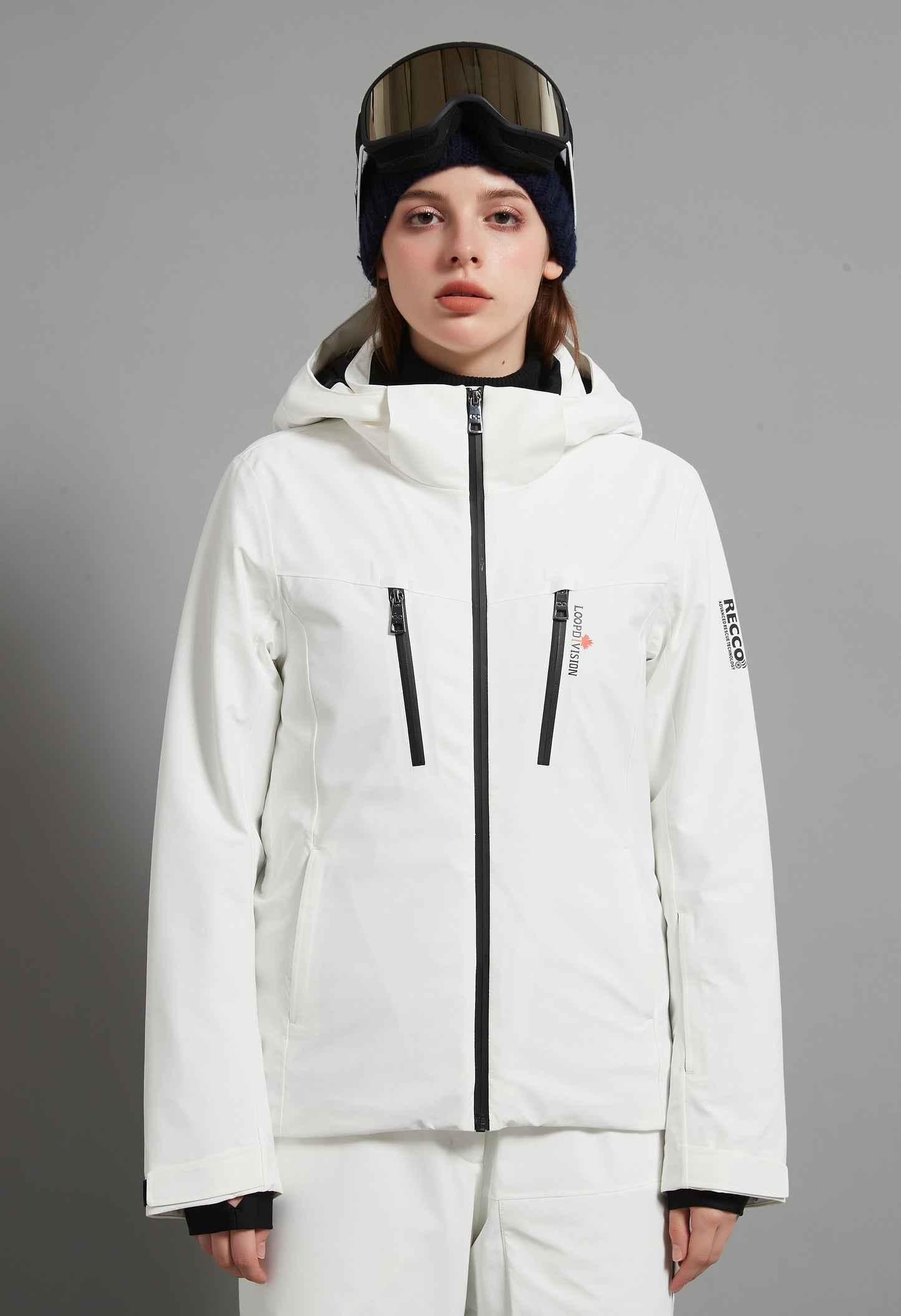 Flora Skidual Lady Ski Jacket Insulated 3L Dermizax 20K White