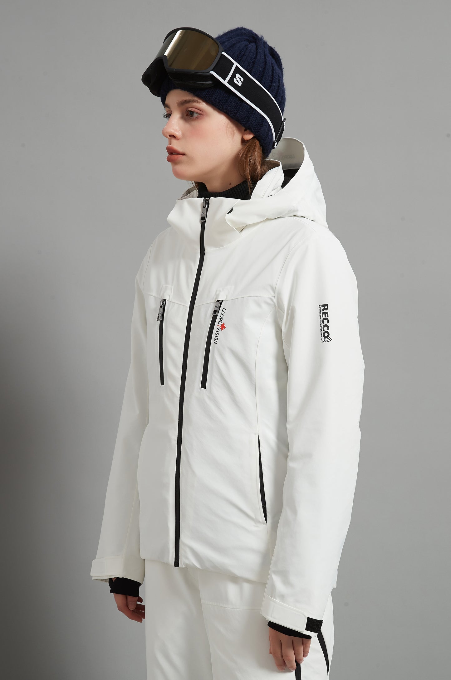 Flora Skidual Lady Ski Jacket Insulated 3L Dermizax 20K White