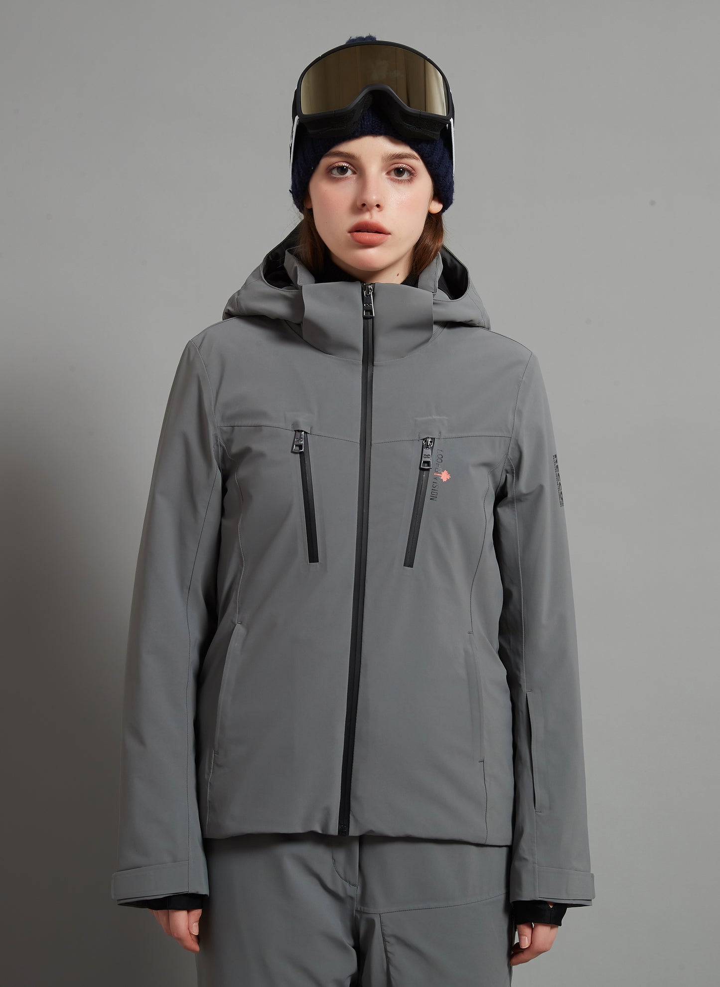 Flora Skidual Lady Ski Jacket Insulated 3L Dermizax 20K Elephant Grey