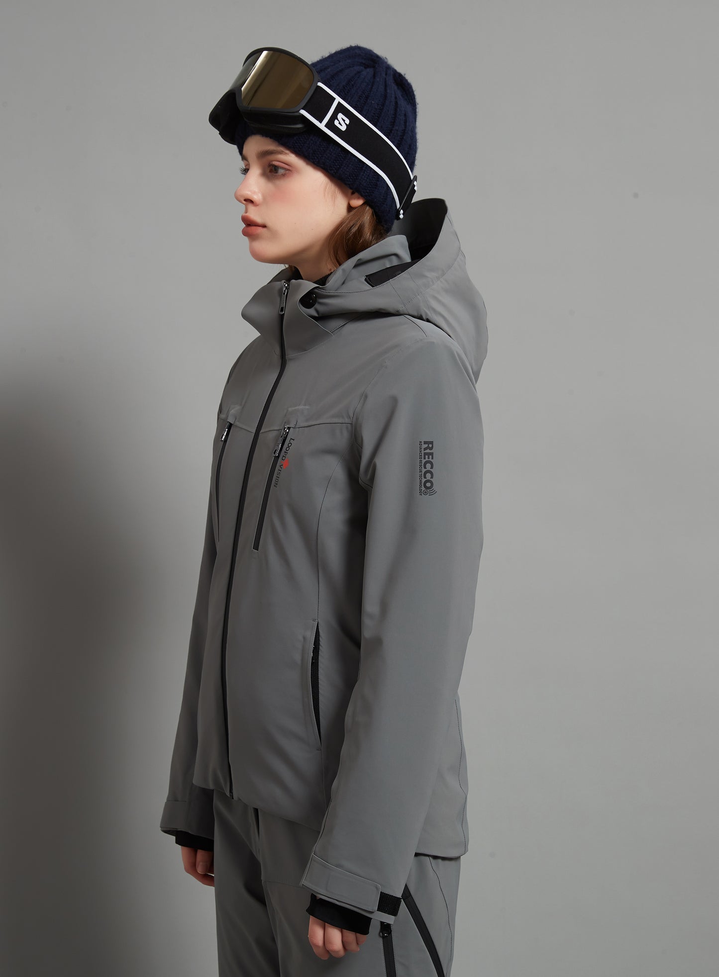 Flora Skidual Lady Ski Jacket Insulated 3L Dermizax 20K Elephant Grey