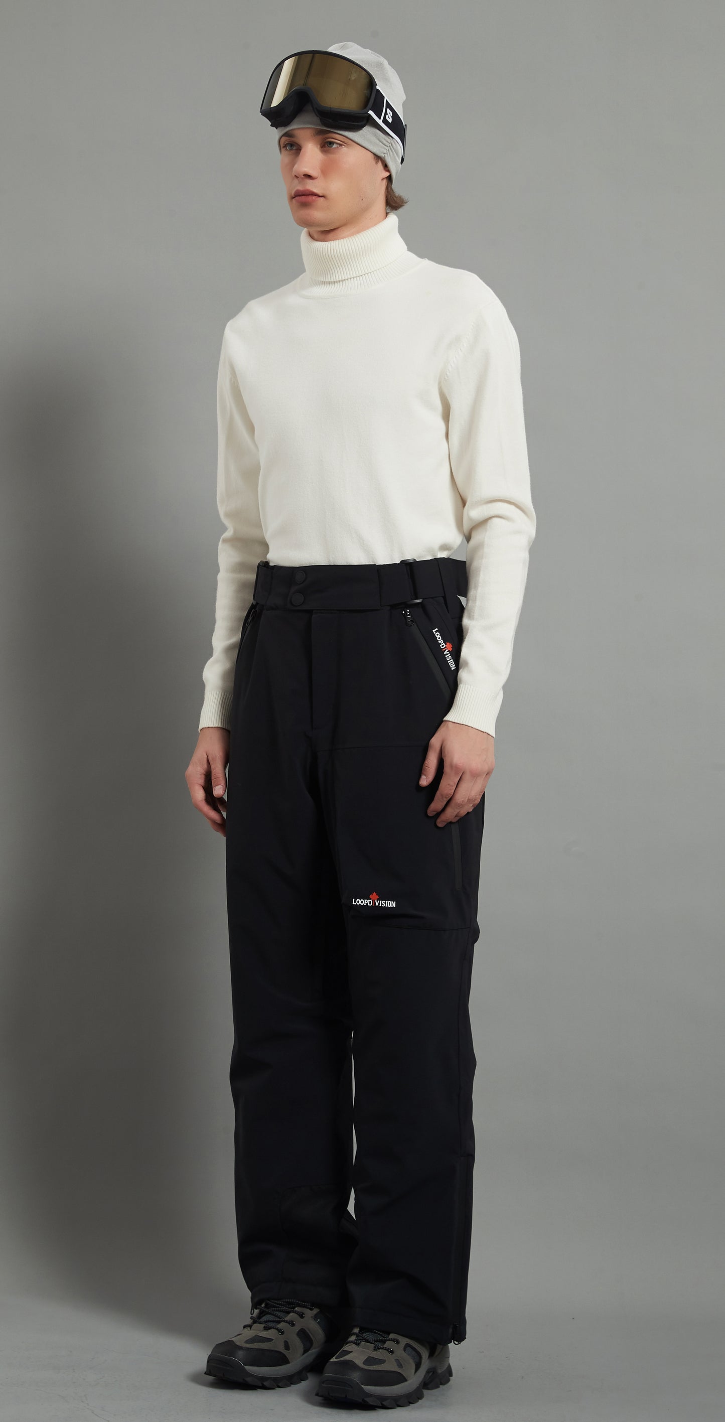 Whistler-M Men Ski Pant Insulated 3L Dermizax 20K Black