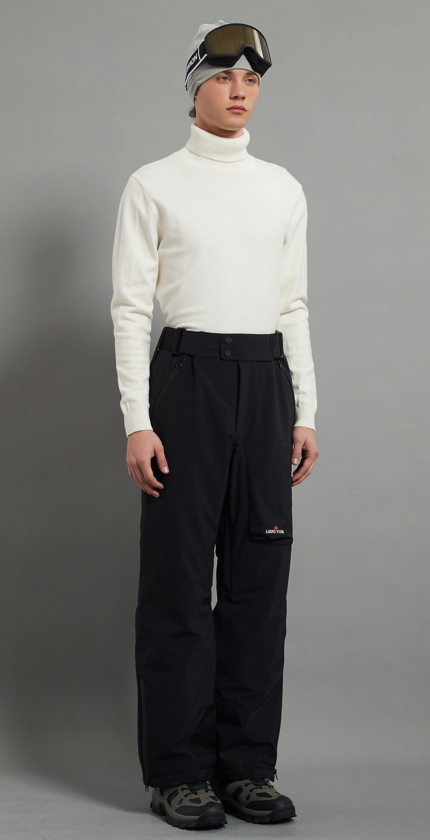 Whistler-M Men Ski Pant Insulated 3L Dermizax 20K Black
