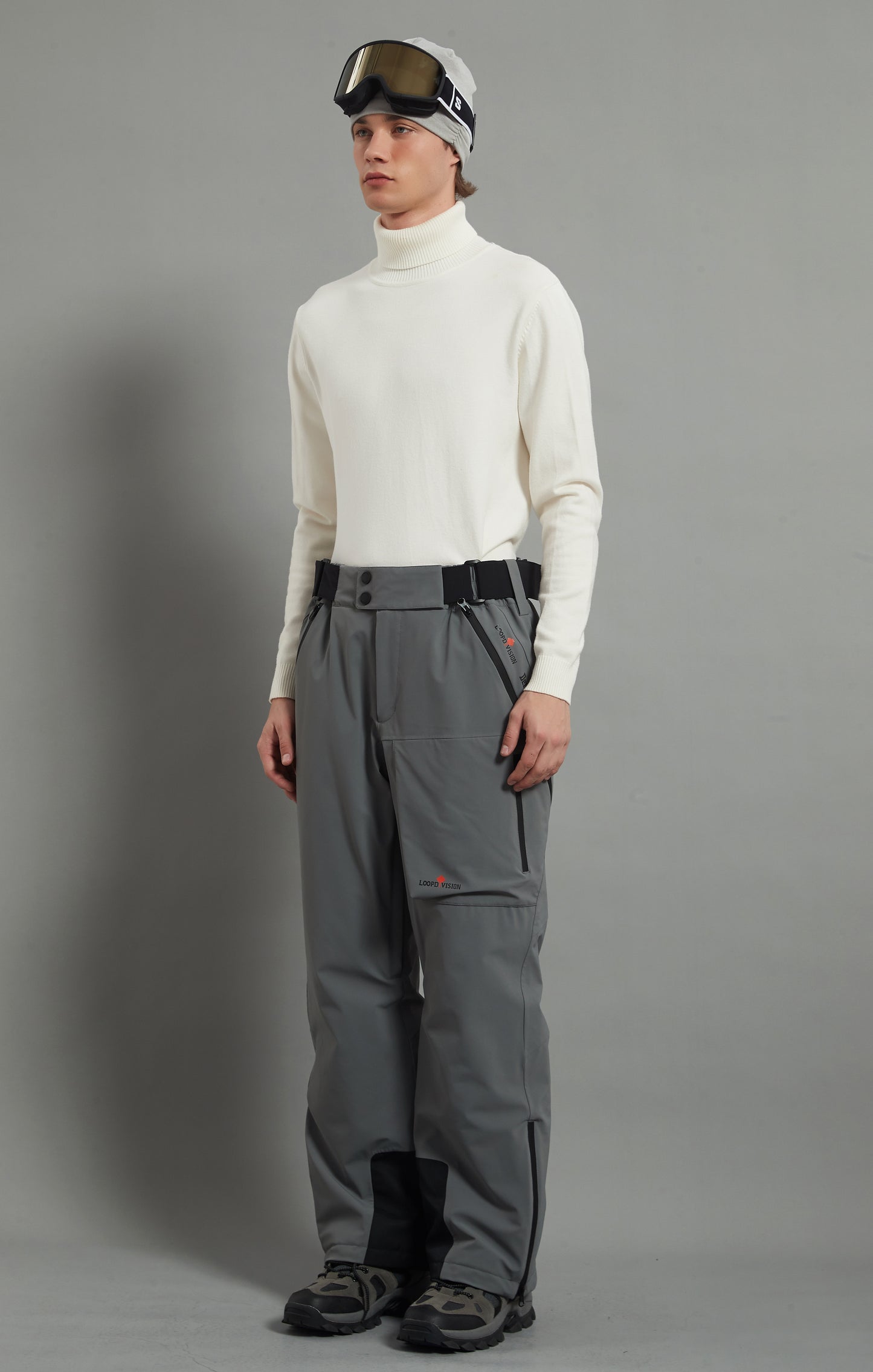 Whistler-M Men Ski Pant Insulated 3L Dermizax 20K Elephant Grey