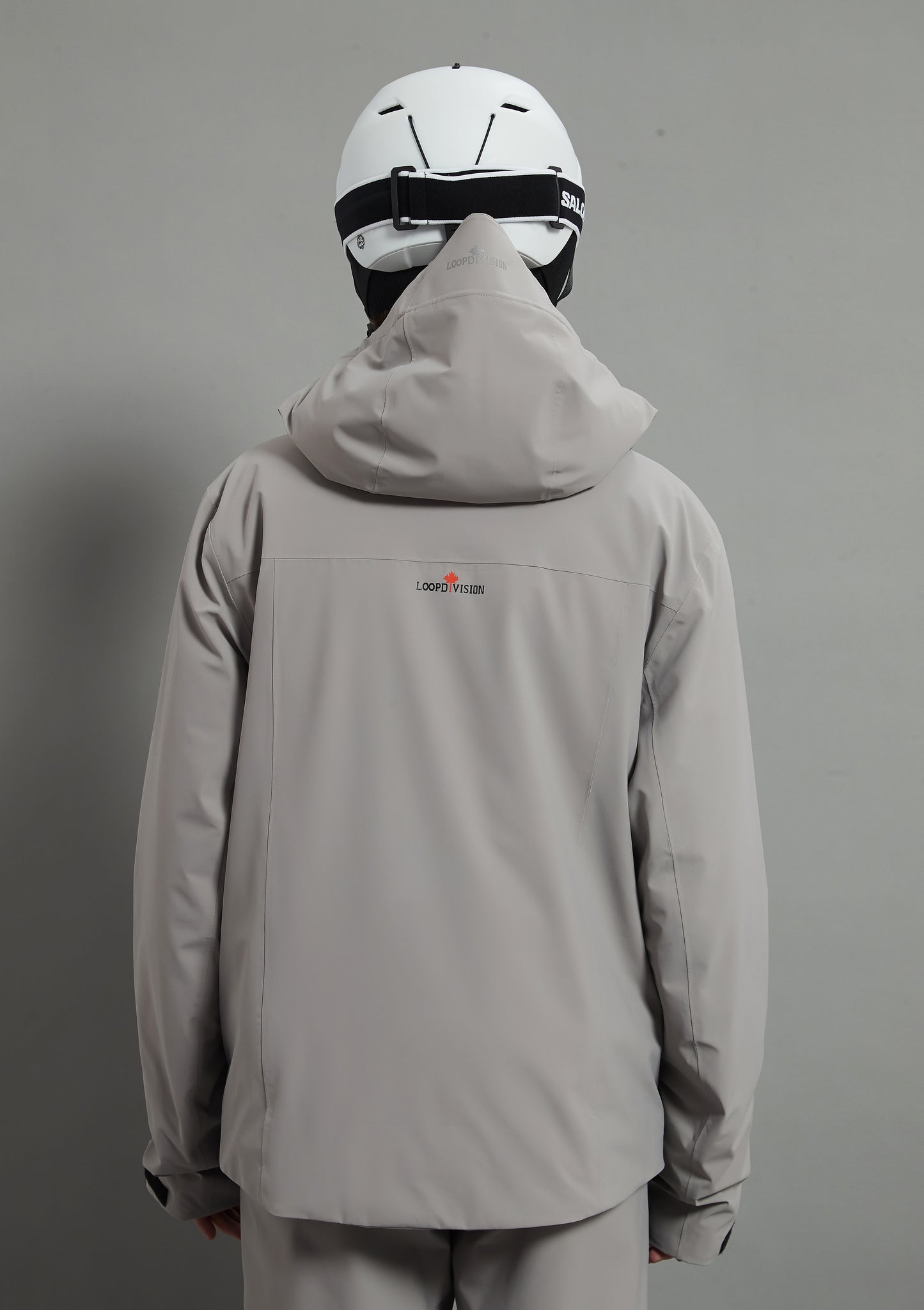 Landon Skidual Veste de ski isolée 3L Dermizax 20K Gris chaud pour homme