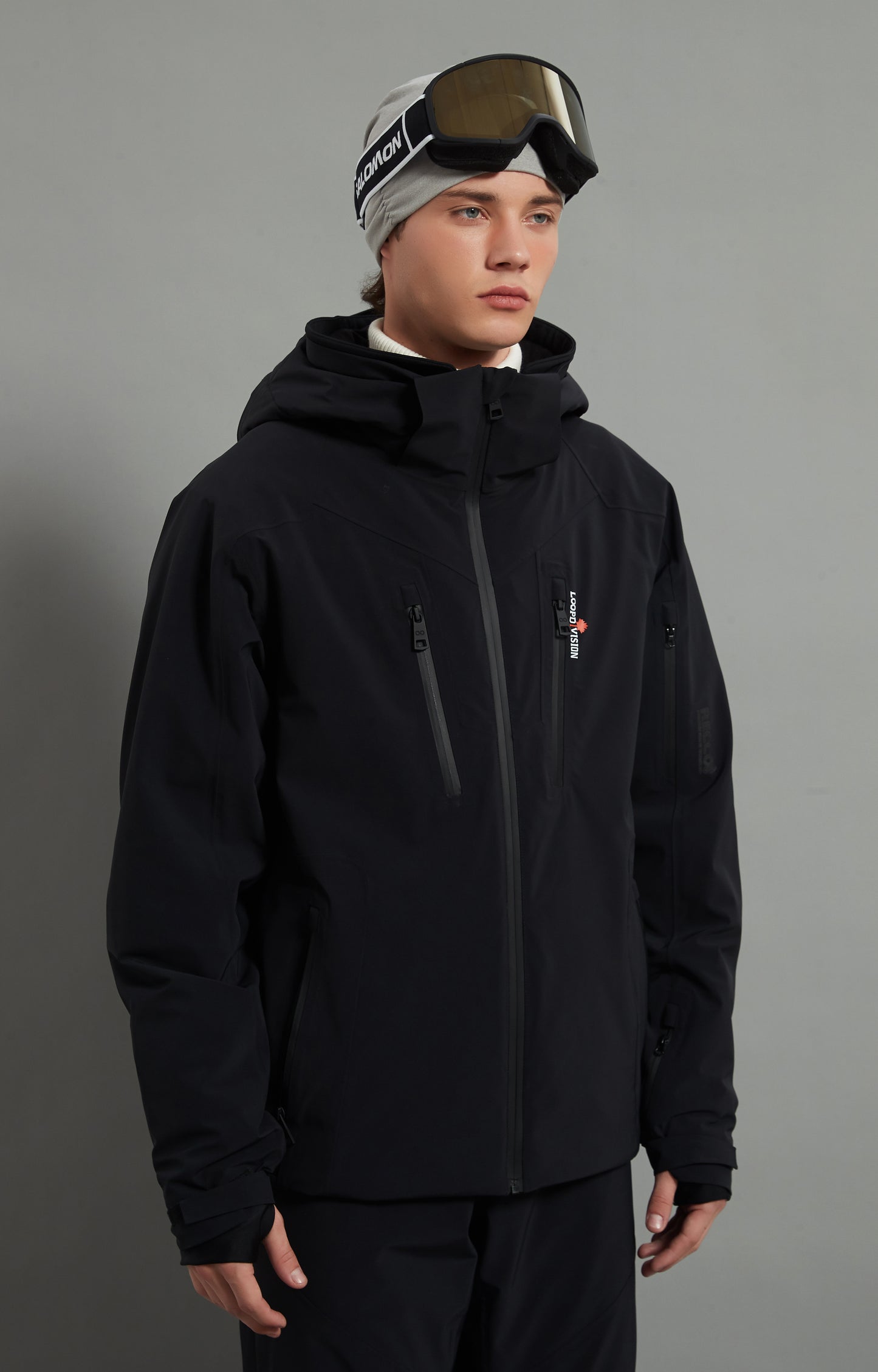 Bruce Skidual Men Ski Jacket Insulated 3L Dermizax 20K Black