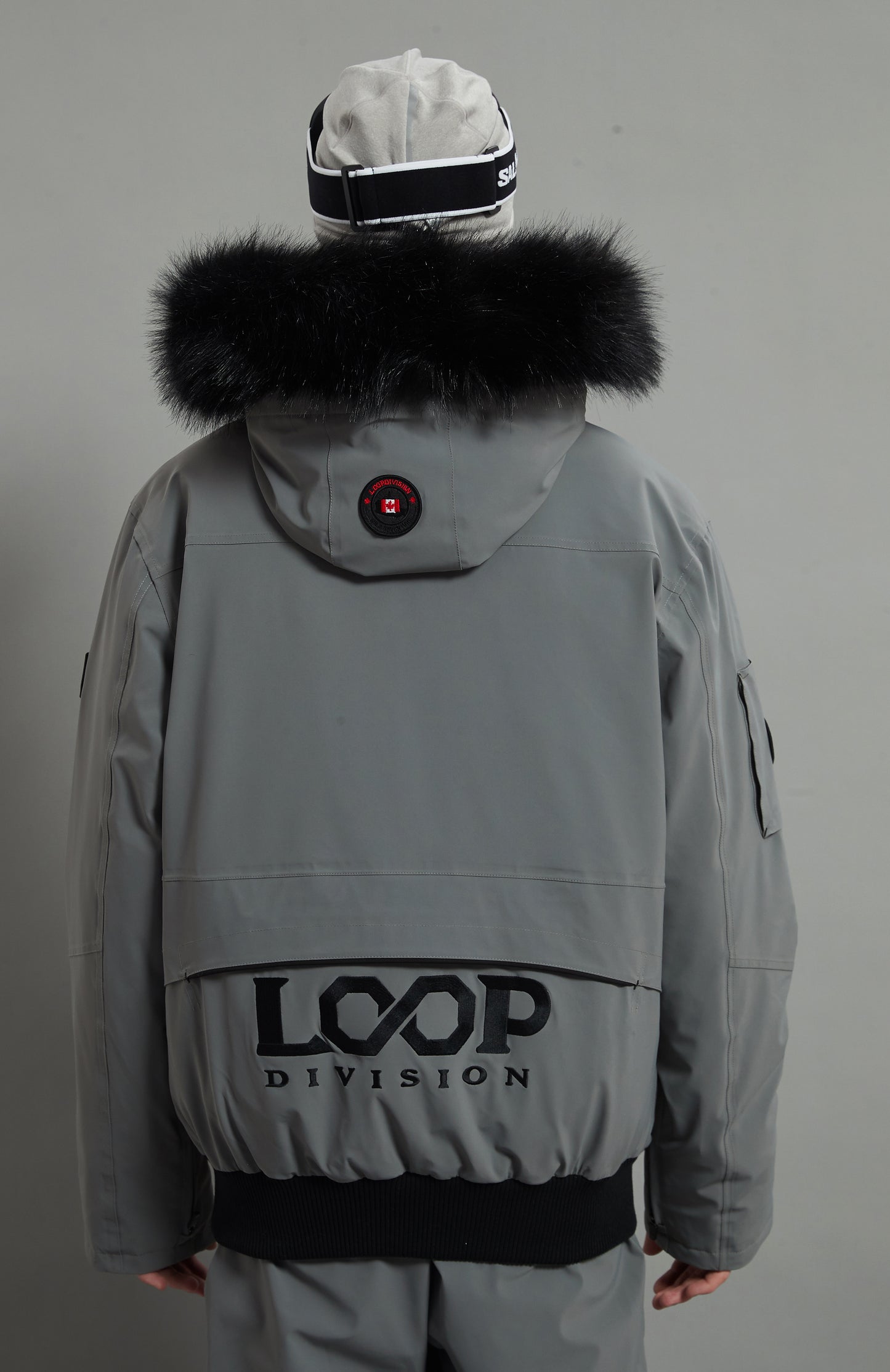Nicolas Skidual Men Ski Jacket Insulated 3L Dermizax 20K Elephant Grey