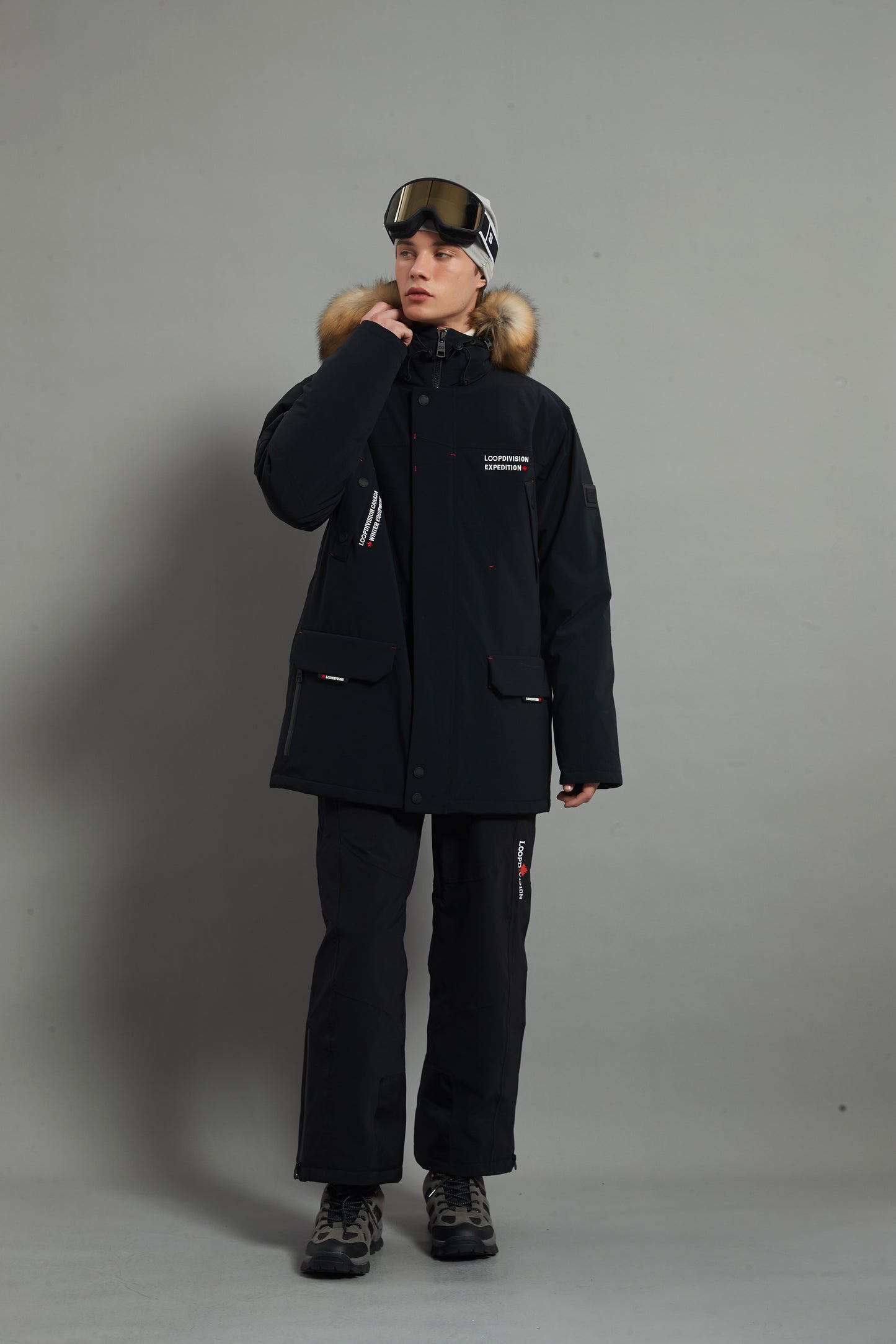 Landon Skidual Veste de ski isolée 3L Dermizax 20K marron pour homme