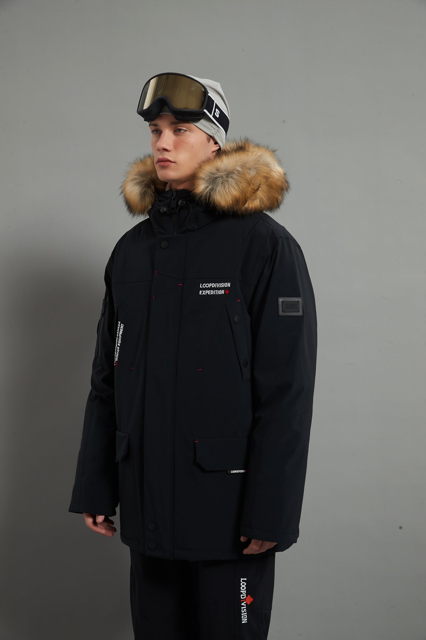 Landon Skidual Veste de ski isolée 3L Dermizax 20K marron pour homme