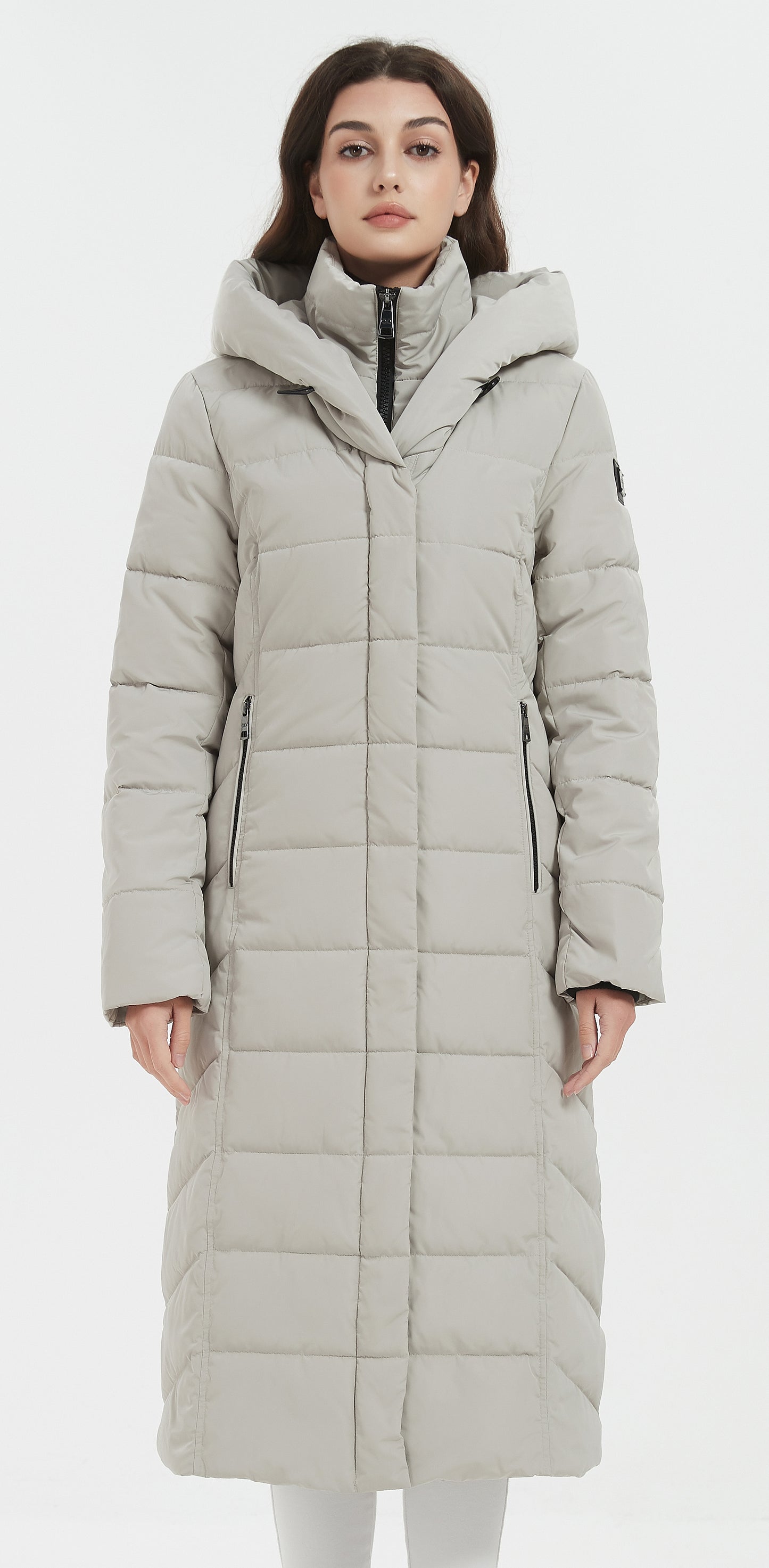 Mary Lady Insulated Jacket Light Grey
