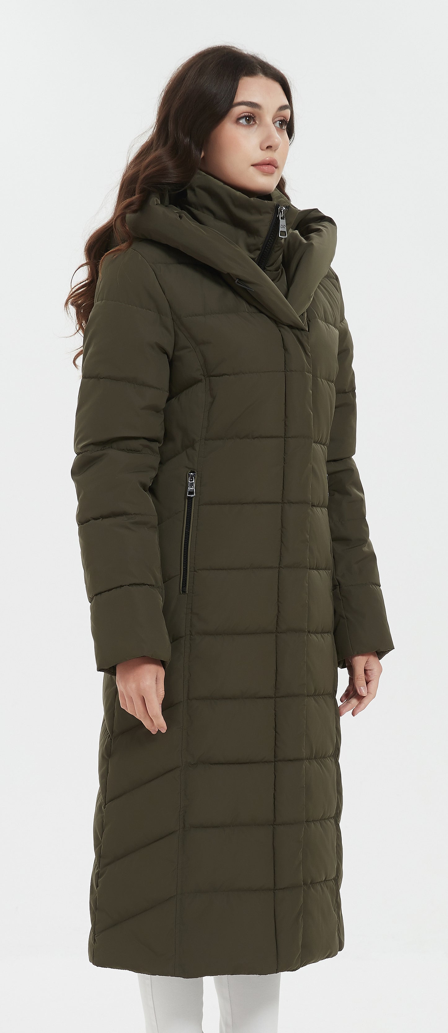 Mary Lady Insulated Jacket Khaki