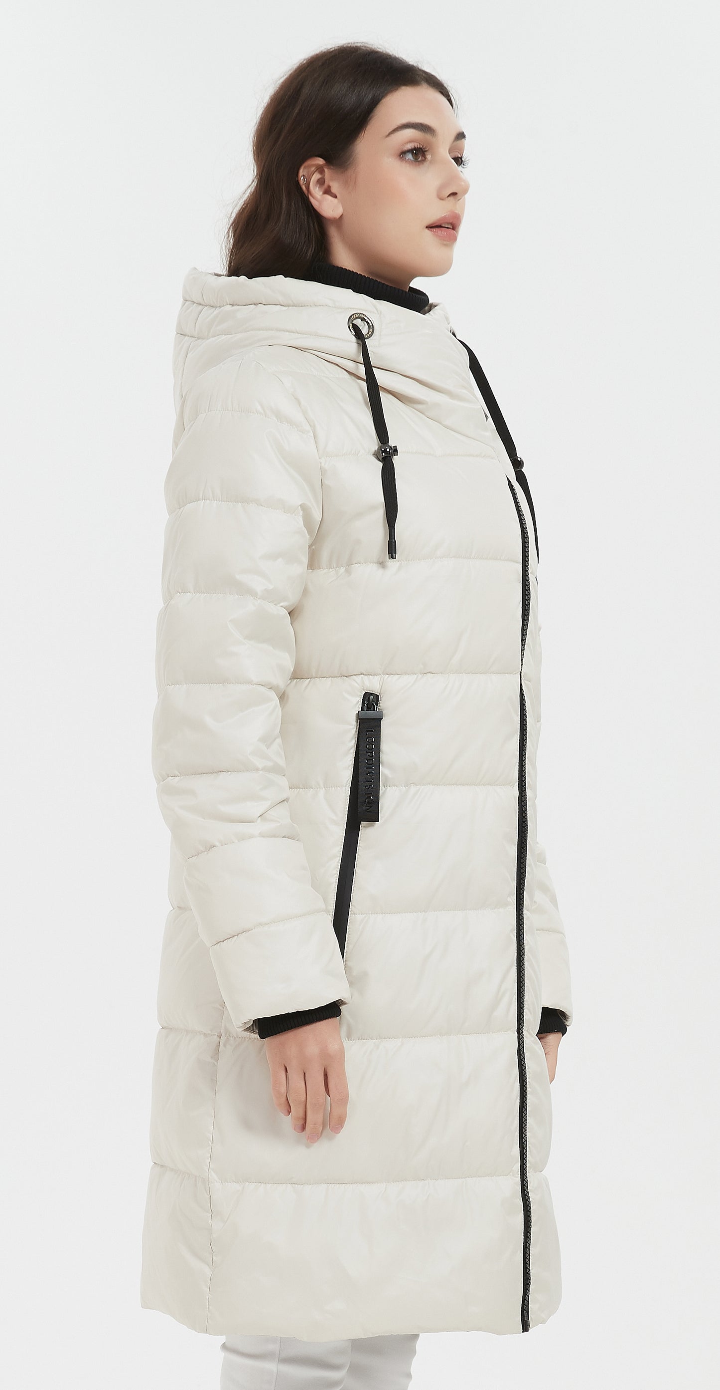 Jennifer Lady Insulated Jacket Beige White