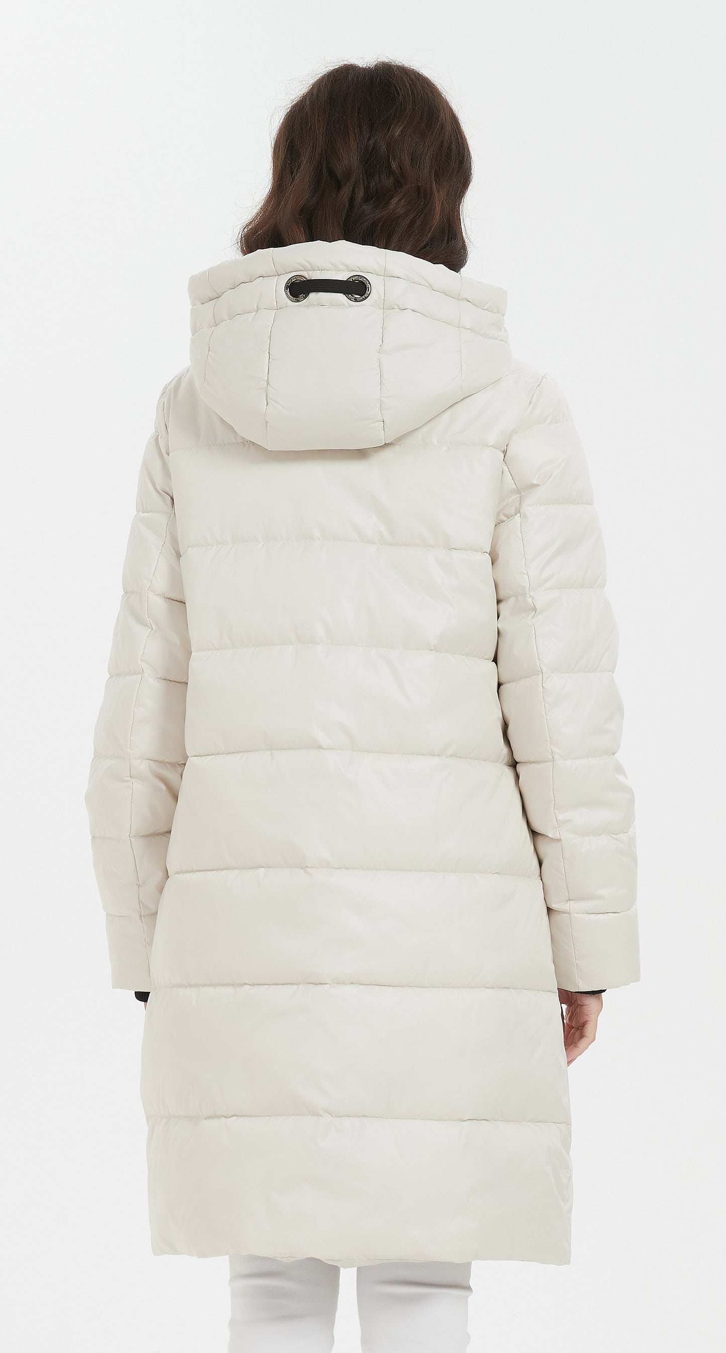 Jennifer Lady Insulated Jacket Beige White