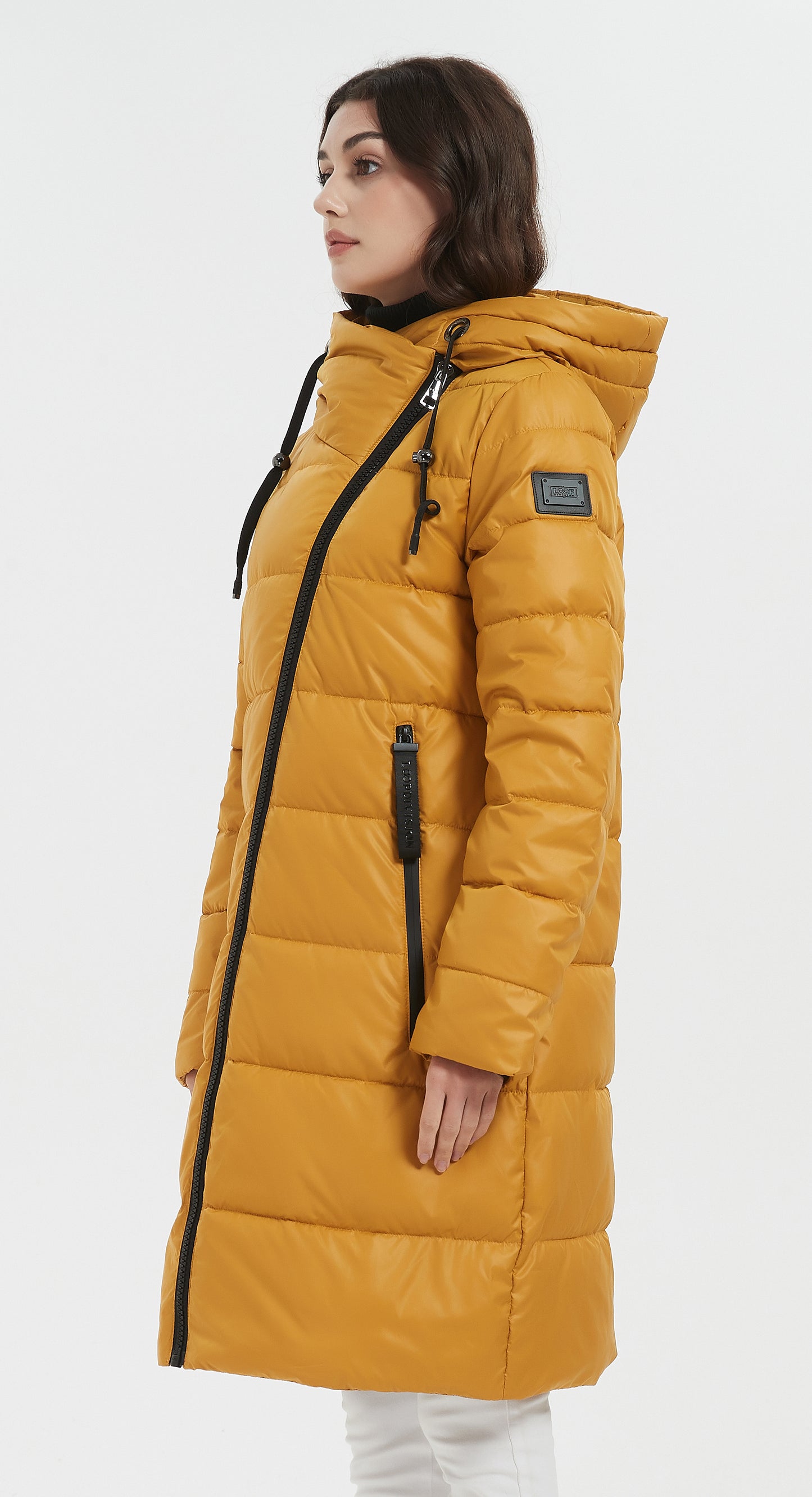 Jennifer Lady Insulated Jacket Mustard Yellow