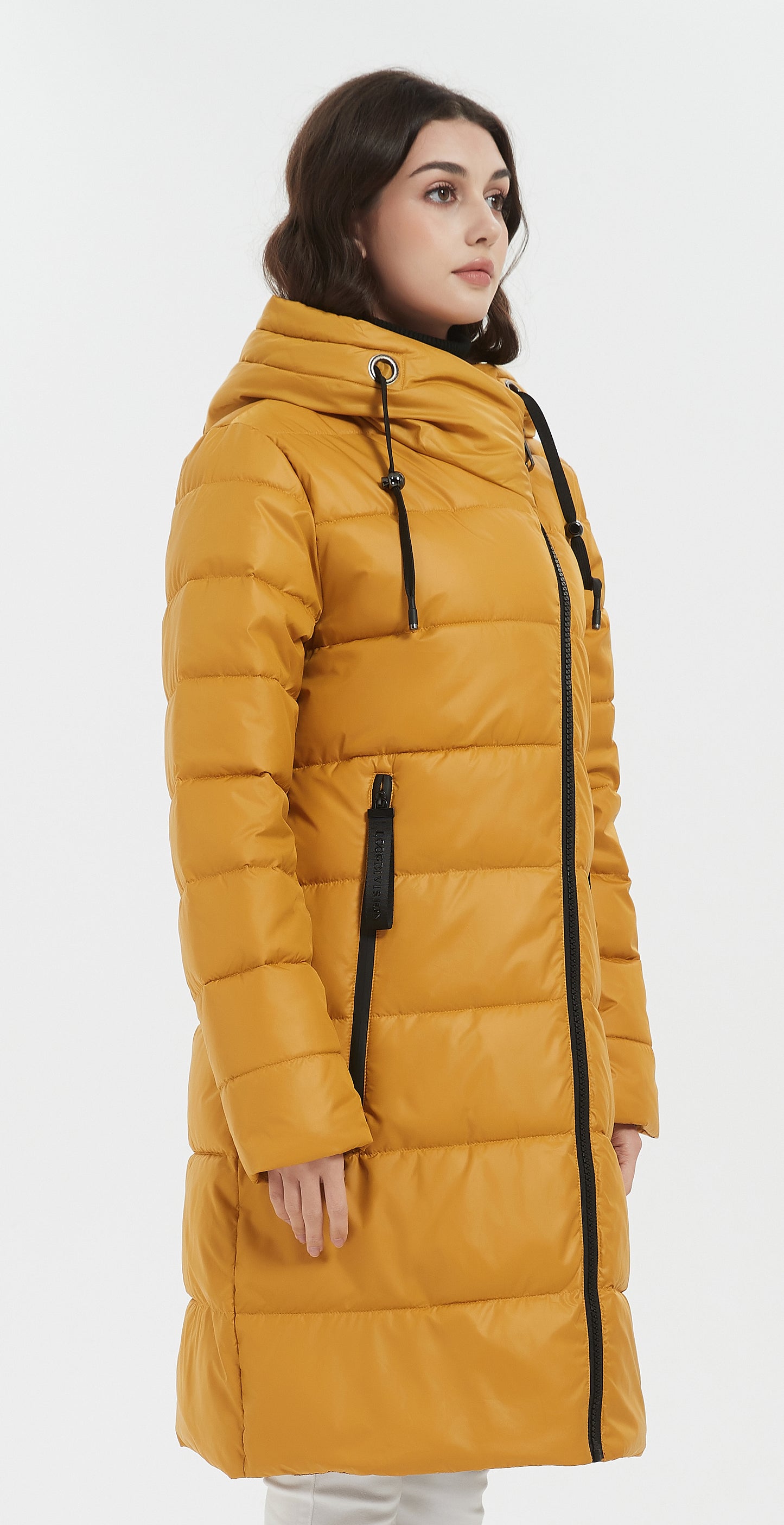 Jennifer Lady Insulated Jacket Mustard Yellow