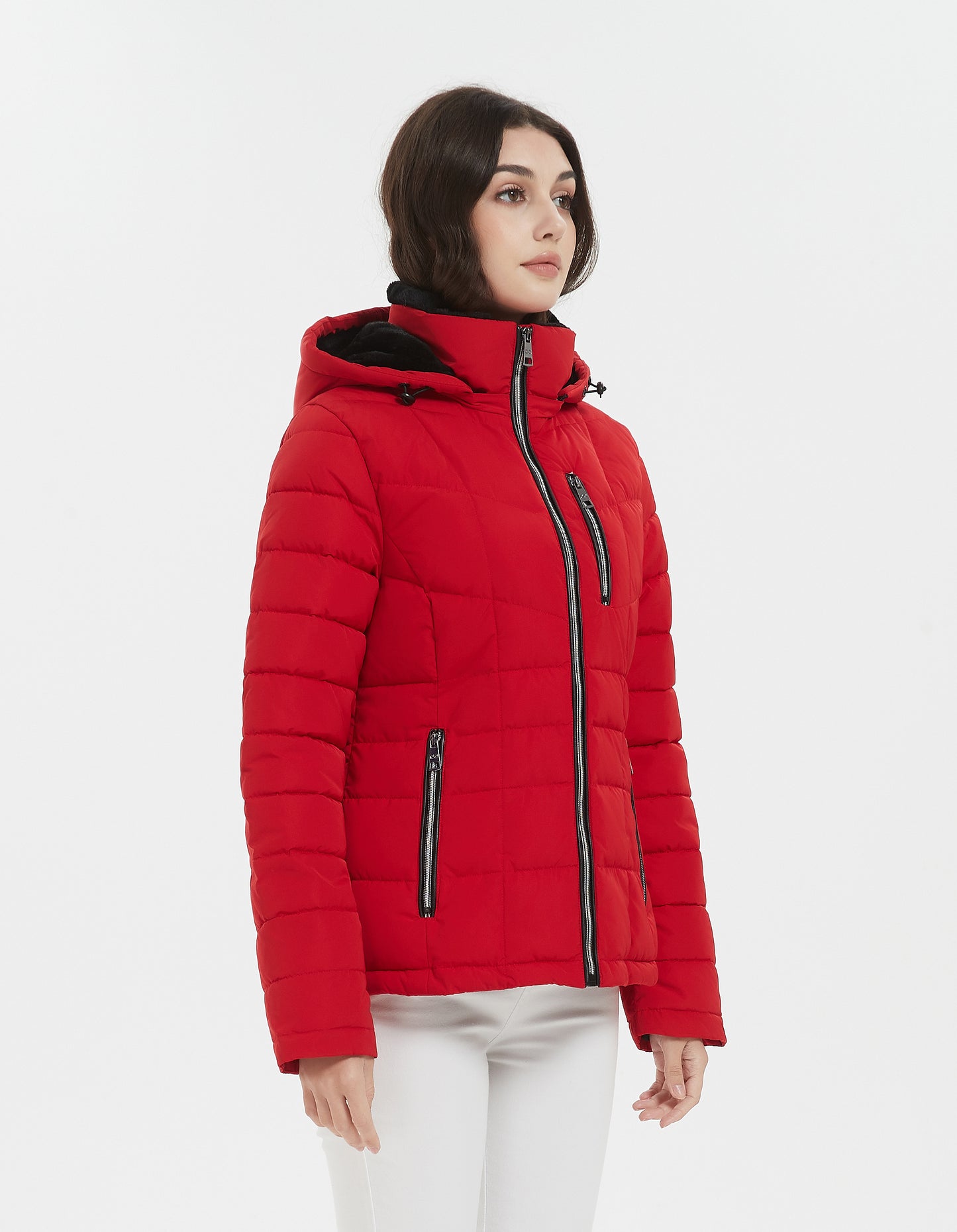 Ashley Lady Insulated Jacket Red