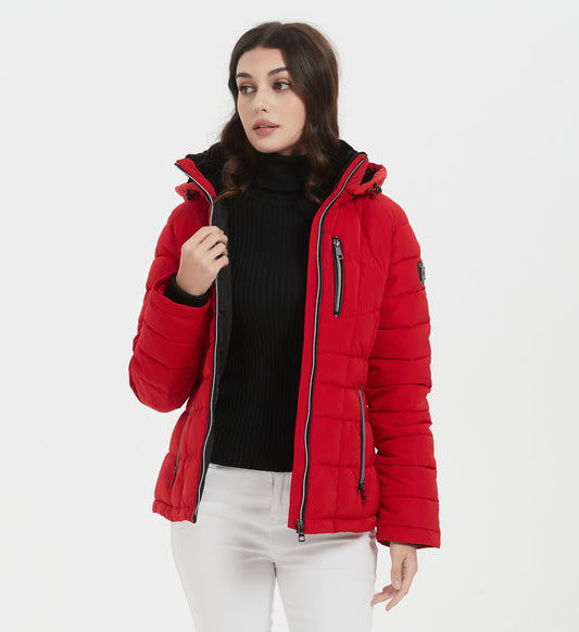 Ashley Lady Insulated Jacket Red