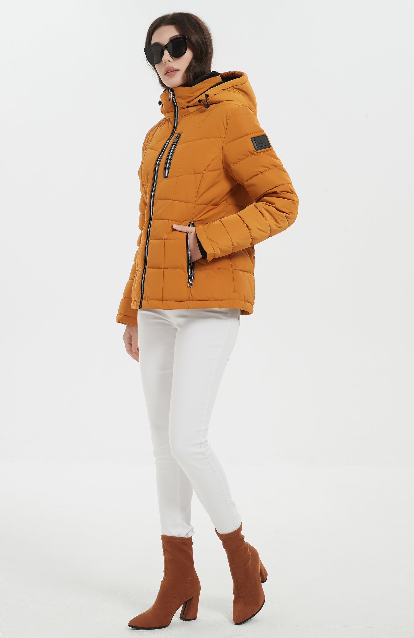 Ashley Lady Insulated Jacket Mustard Yellow