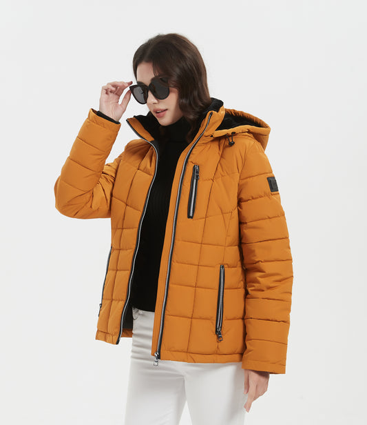 Ashley Lady Insulated Jacket Mustard Yellow