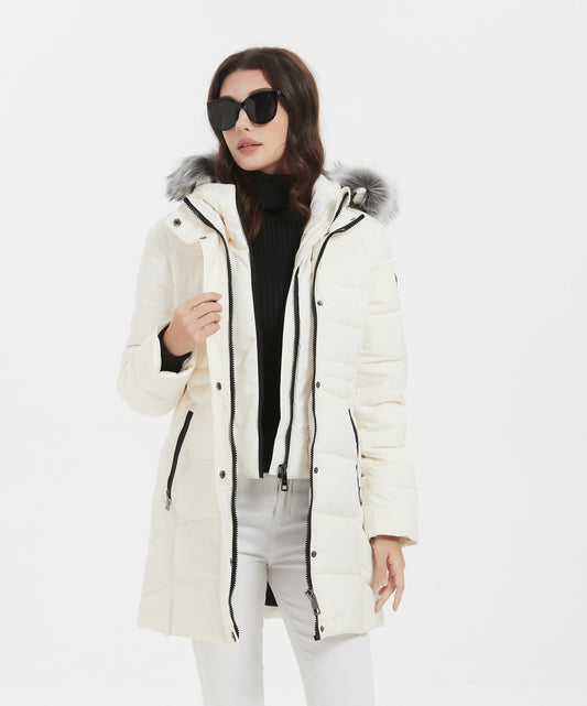 Kathleen Lady Insulated Jacket White