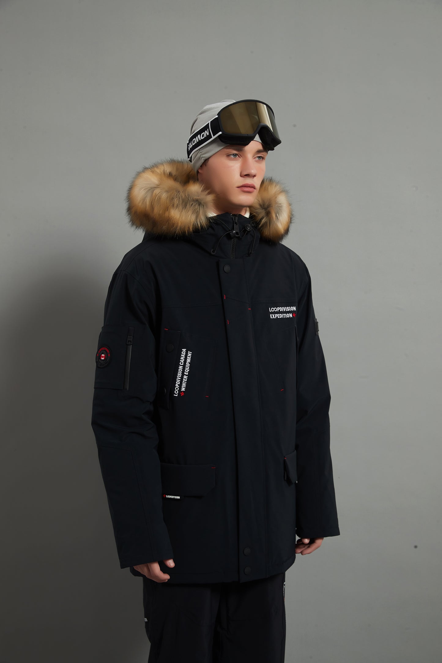 Landon Skidual Veste de ski isolée 3L Dermizax 20K marron pour homme