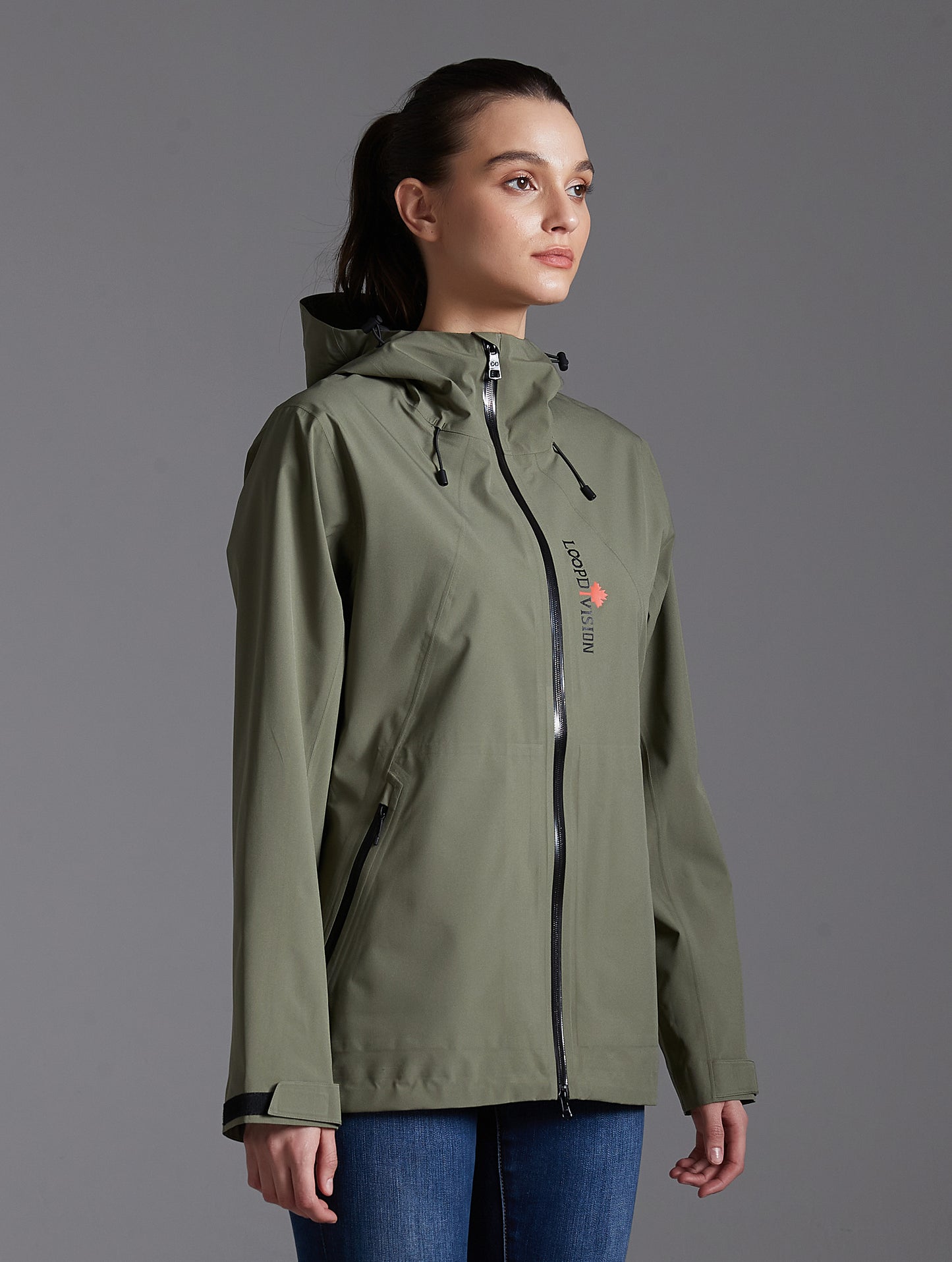 Maya Lady Soft Shell Jacket 2.5L Olive Green