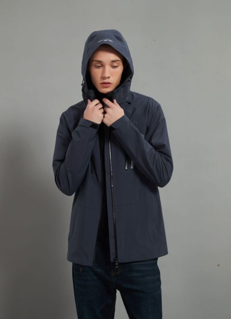 Max Men Soft Shell Hiking Jacket 3L Dark Grey