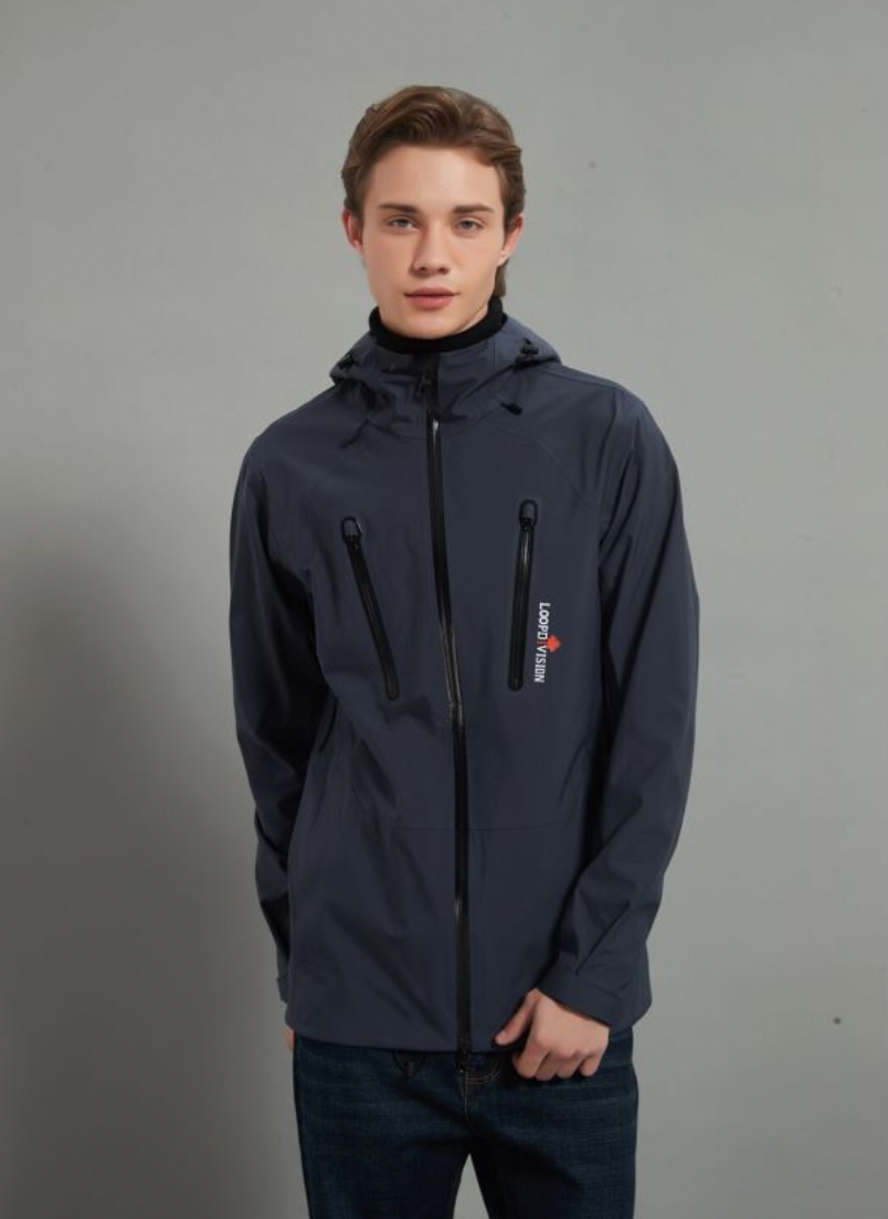 Max Men Soft Shell Hiking Jacket 3L Dark Grey