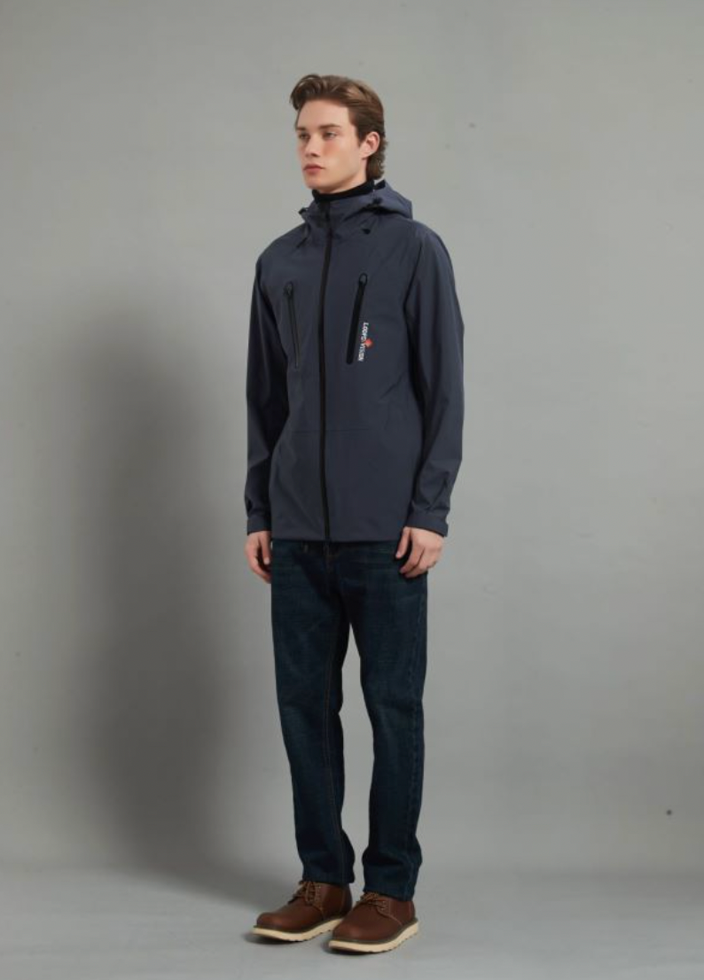 Max Men Soft Shell Hiking Jacket 3L Dark Grey