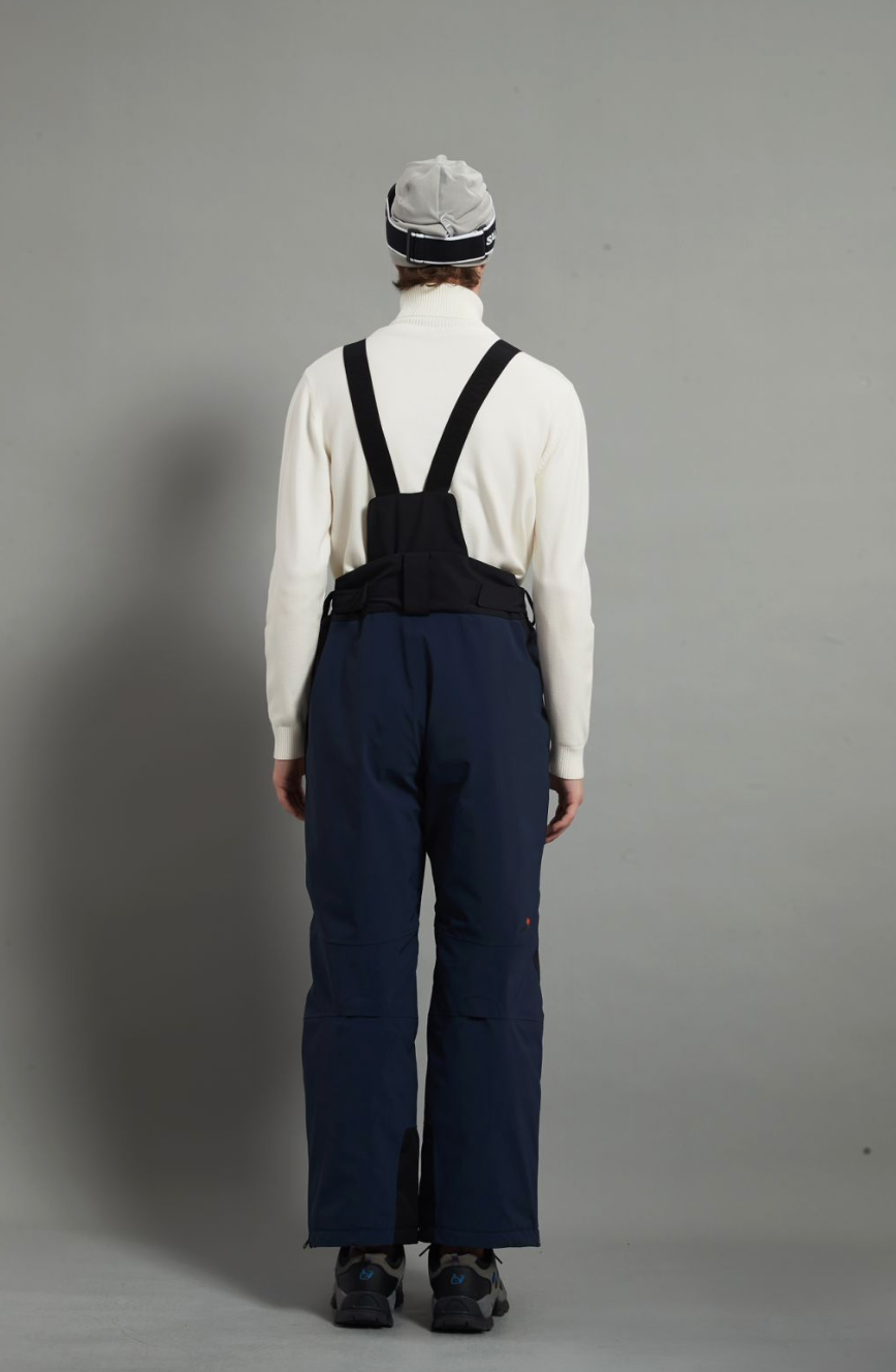 Bayview-M Man Ski Bib Pant Insulated Dermizax 20K Glazed Blue