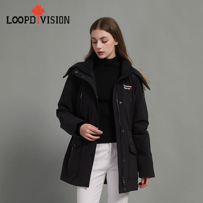 Coco Women’s Winter Parka for Extreme Weather Protection-Black