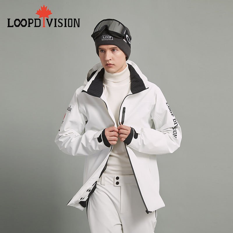 LEO Men Limited Edition Ski Jacket-Freestyle Canada World Cup Competition Jacket