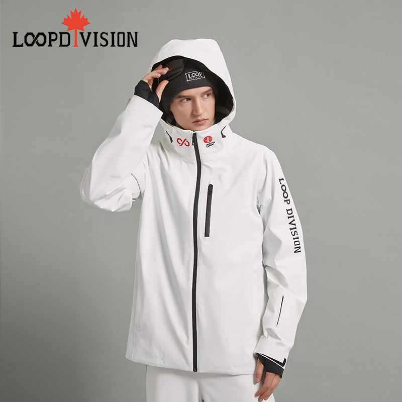 LEO Men Limited Edition Ski Jacket-Freestyle Canada World Cup Competition Jacket