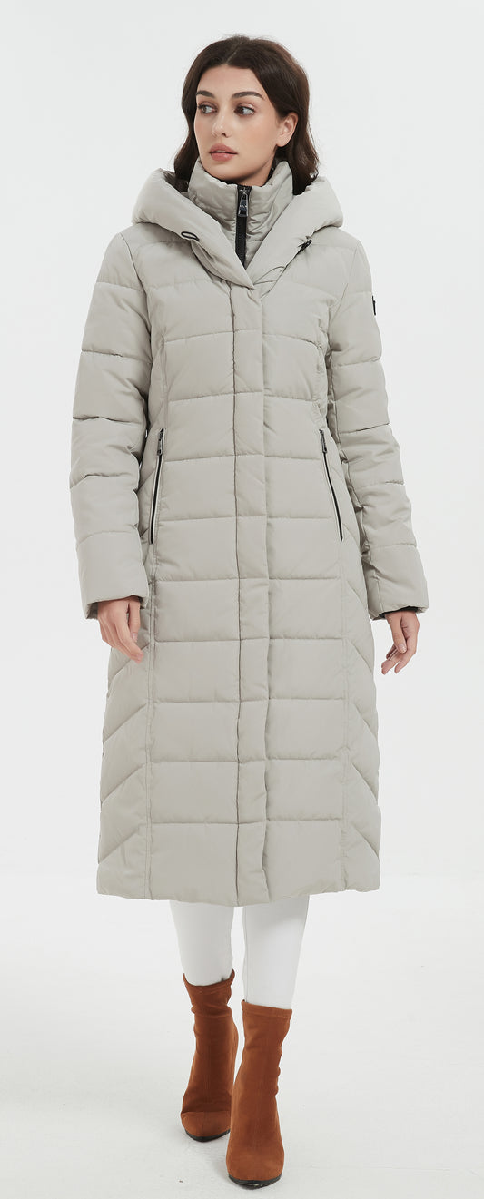 Mary Lady Insulated Jacket Light Grey