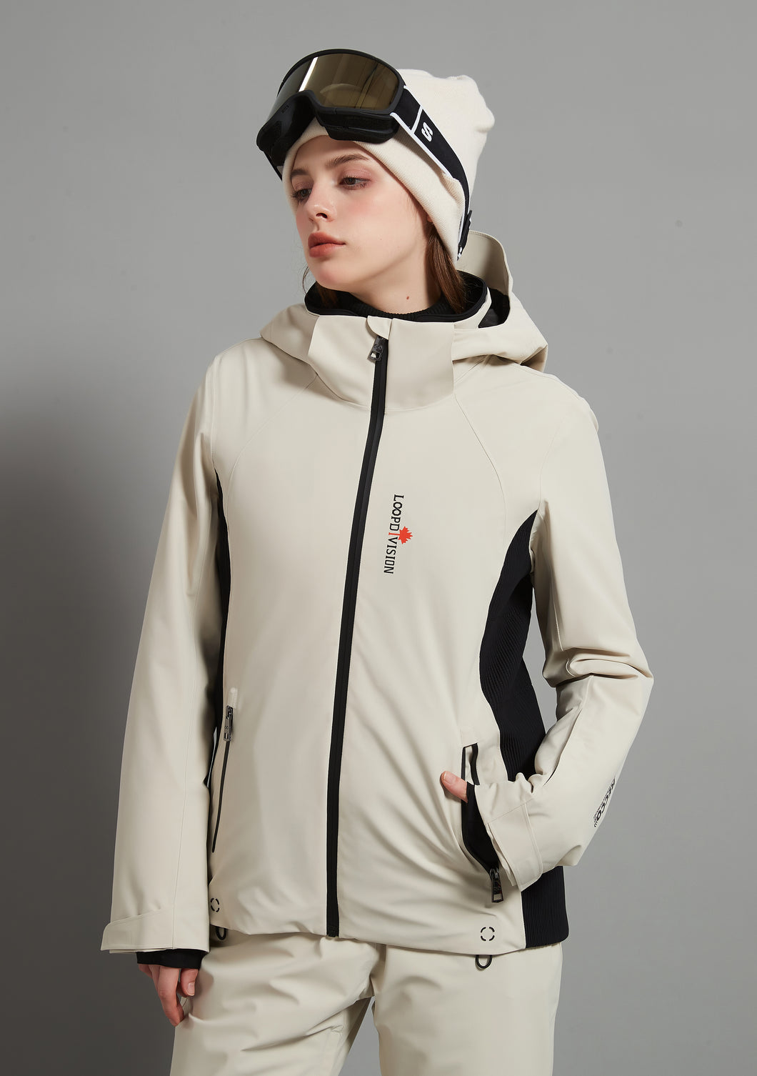 Bonnie Skidual Lady Ski Jacket Insulated 3L Dermizax 20K  Khaki