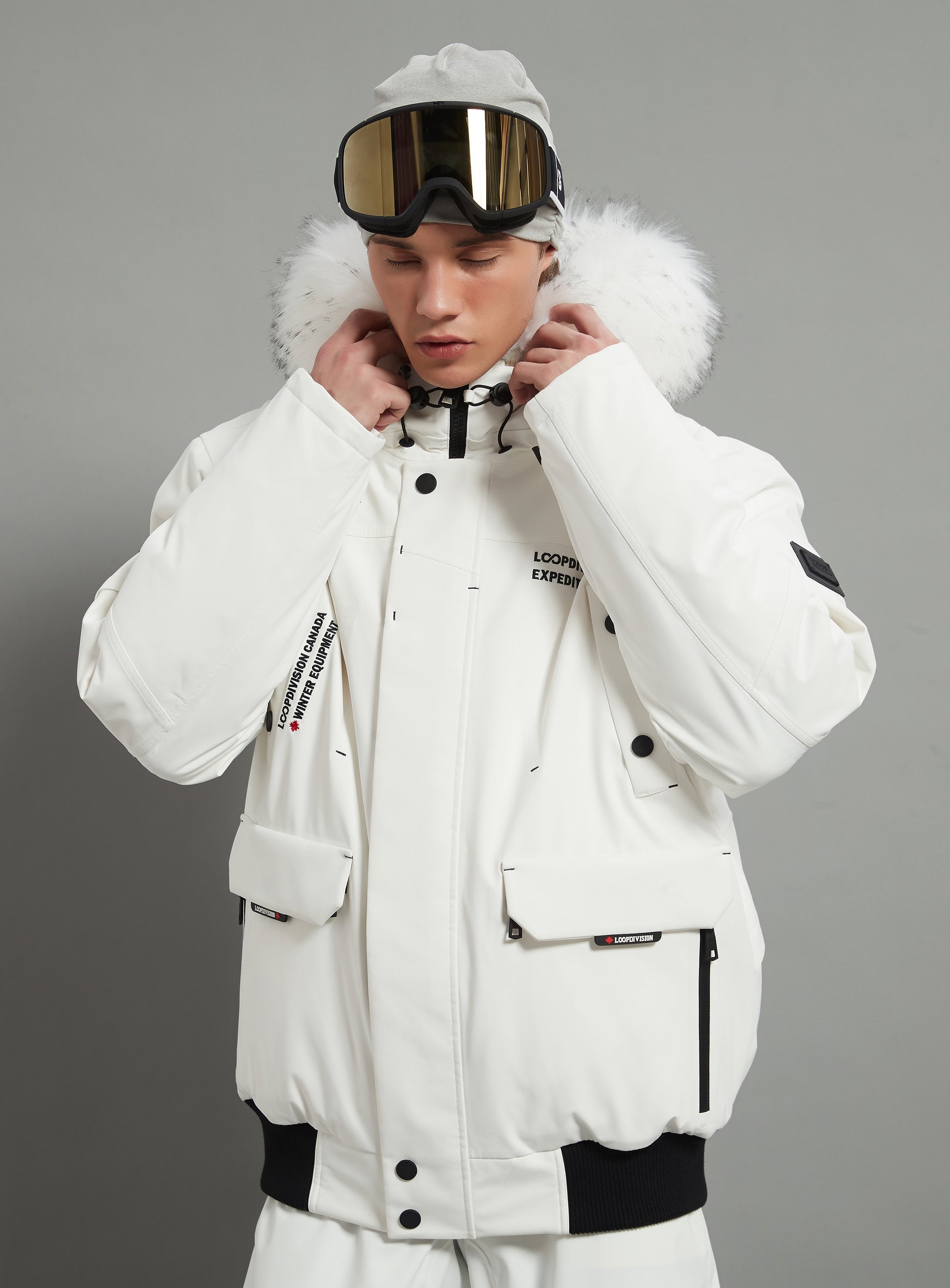 Fur Ski Jacket Herren Nicolas Skidual Men Ski Jacket Insulated 3L