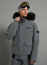 Load image into Gallery viewer, Nicolas Skidual Men Ski Jacket Insulated 3L Dermizax 20K Elephant Grey