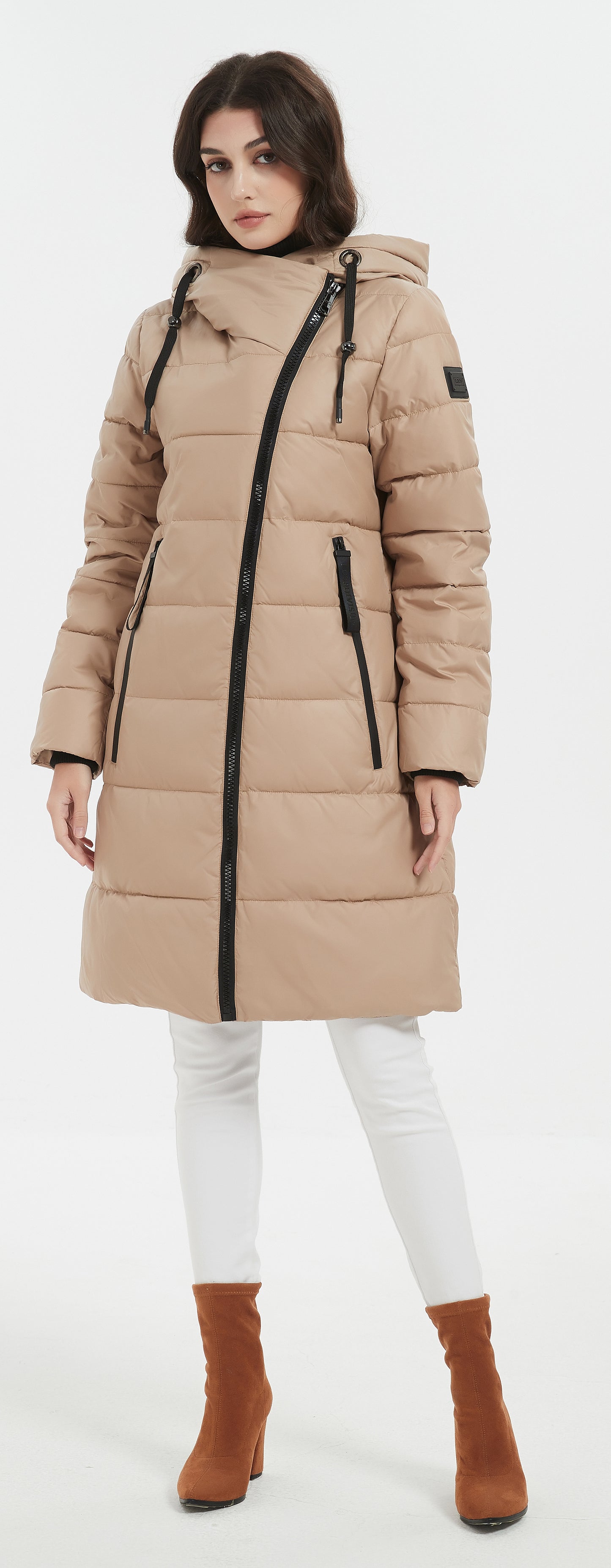 Jennifer Lady Insulated Jacket Light Tan