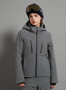 Flora Skidual Lady Ski Jacket Insulated 3L Dermizax 20K Elephant Grey